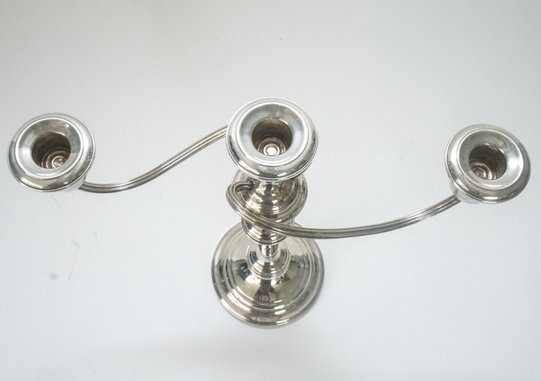 Pair of Gorham Silver Plated "Colonial" Candelabra