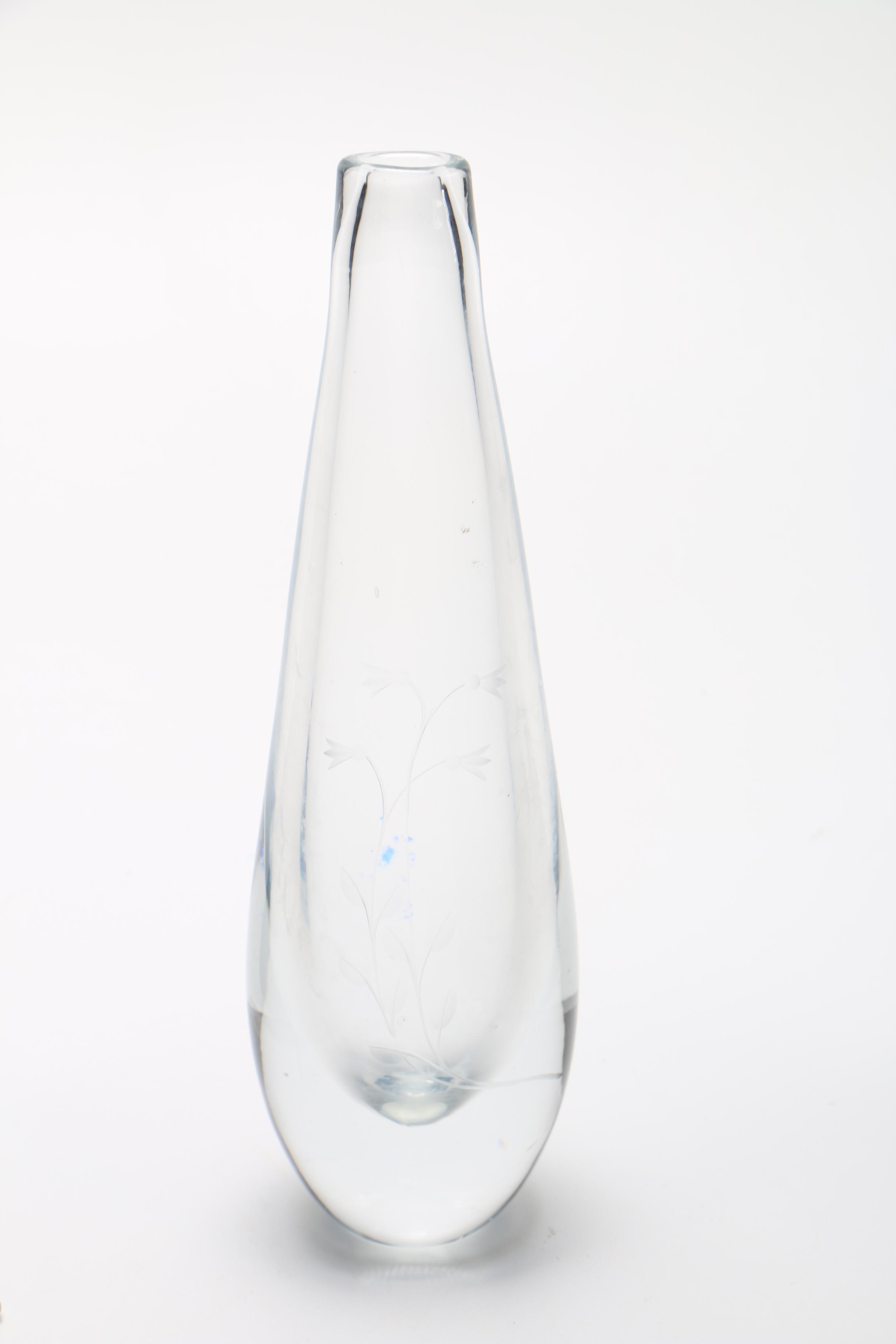 Kosta Candle Holders and Vase