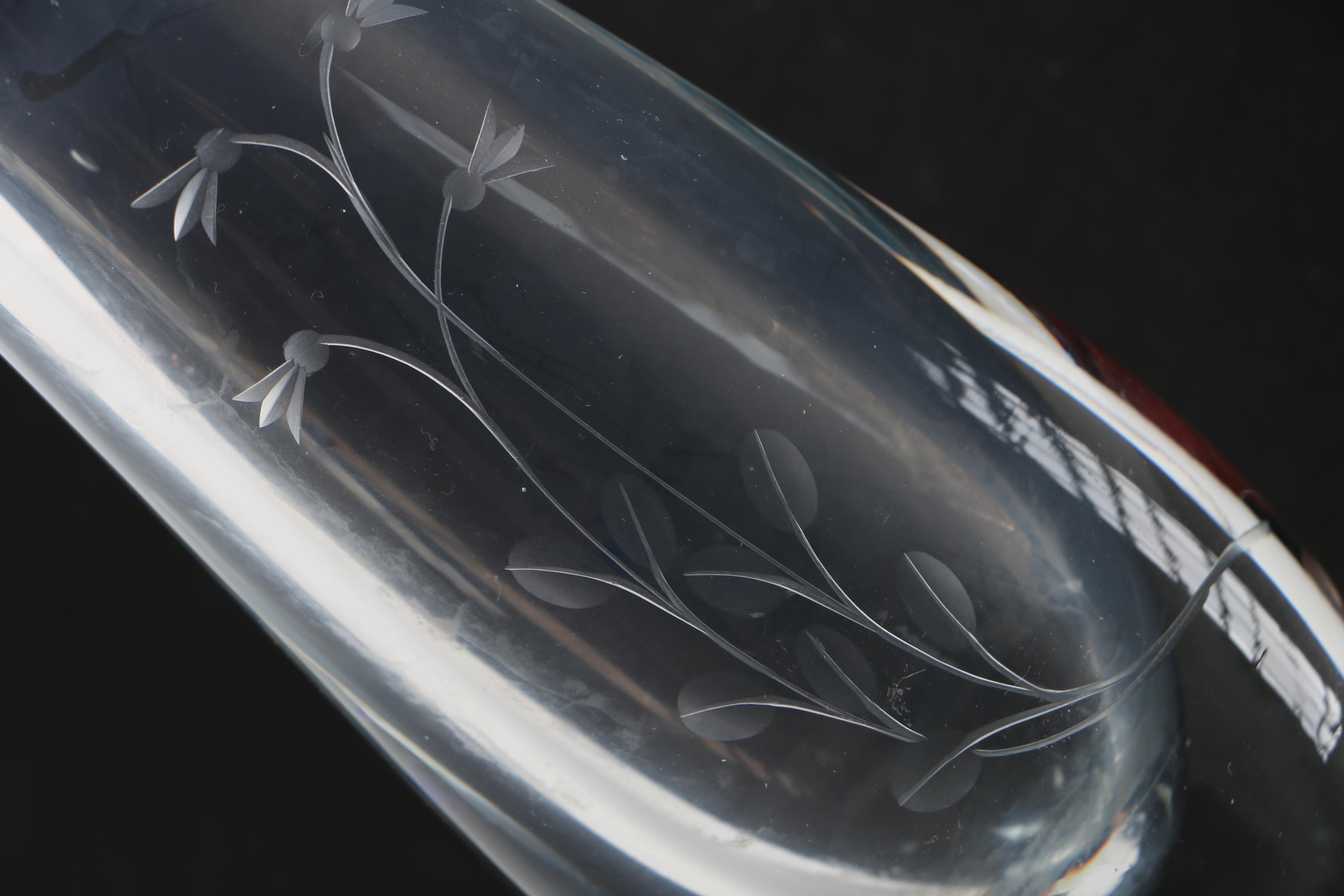 Kosta Candle Holders and Vase