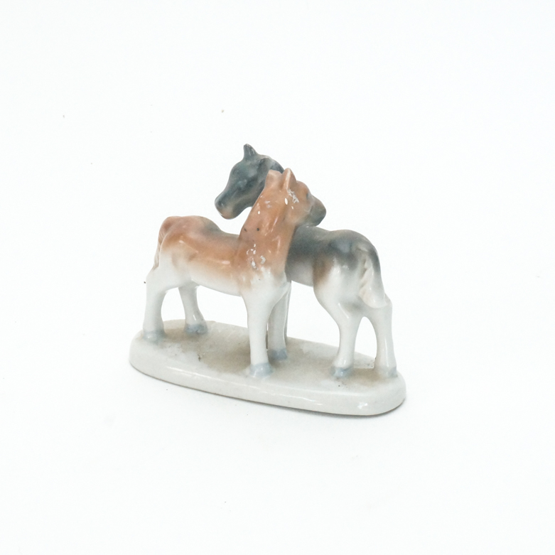 Collection of Eight Horse Figurines
