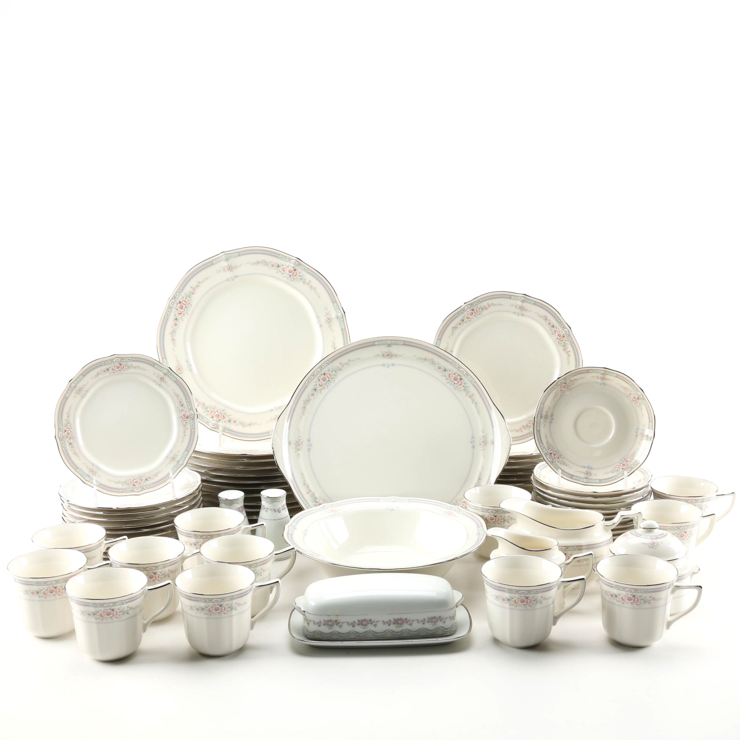 Twelve Place Settings of Noritake "Rothschild"