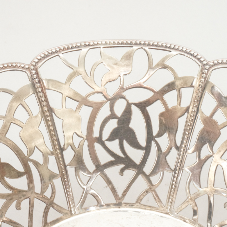 Collection of Vintage Silver Plated Candlesticks, Tea Caddy and Bowl