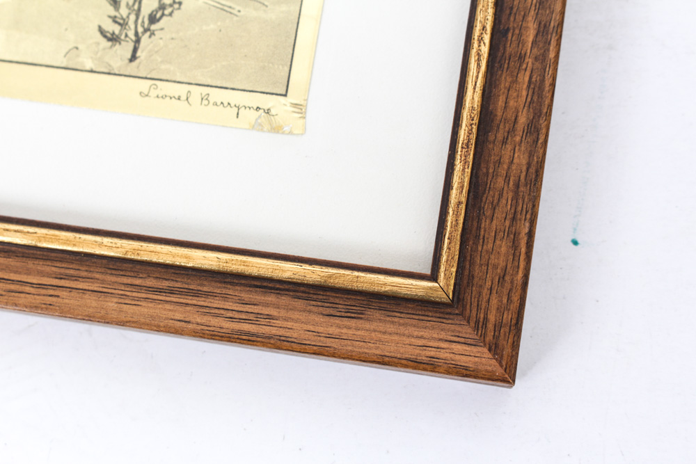 Lionel Barrymore Foil Etchings and Plate Collection