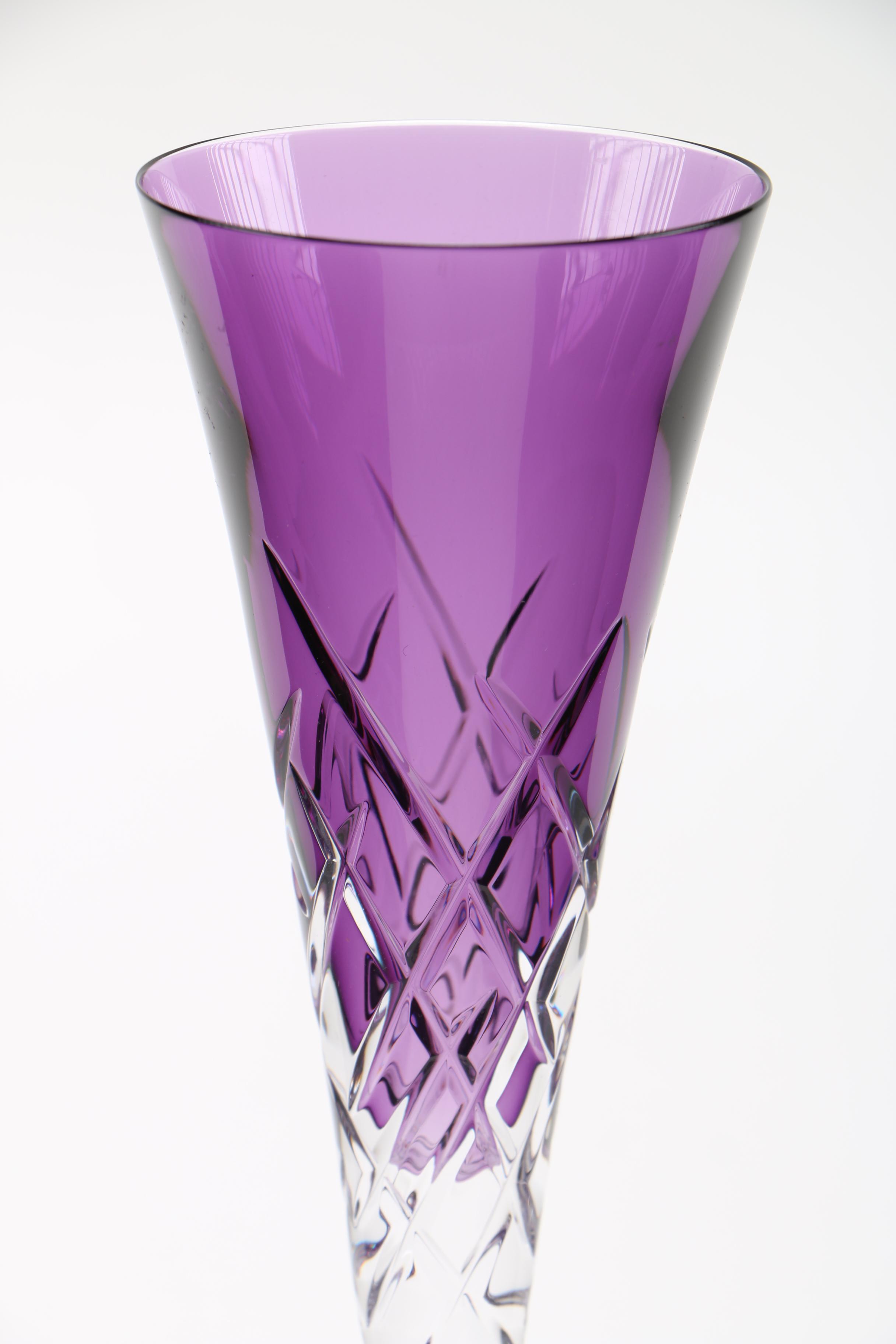 Vera Wang Wedgwood "Duchesse Encore" Lavender Flutes