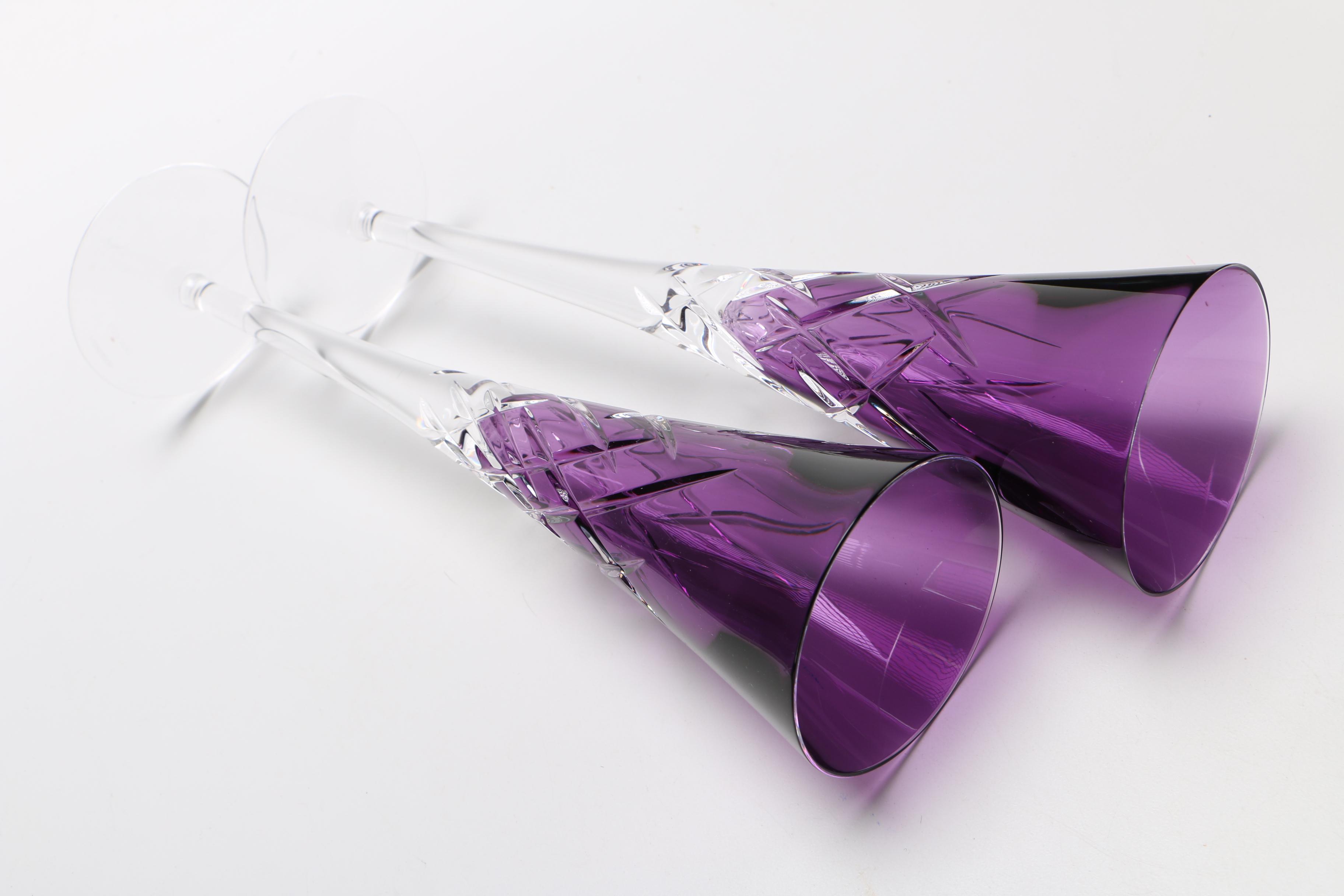 Vera Wang Wedgwood "Duchesse Encore" Lavender Flutes