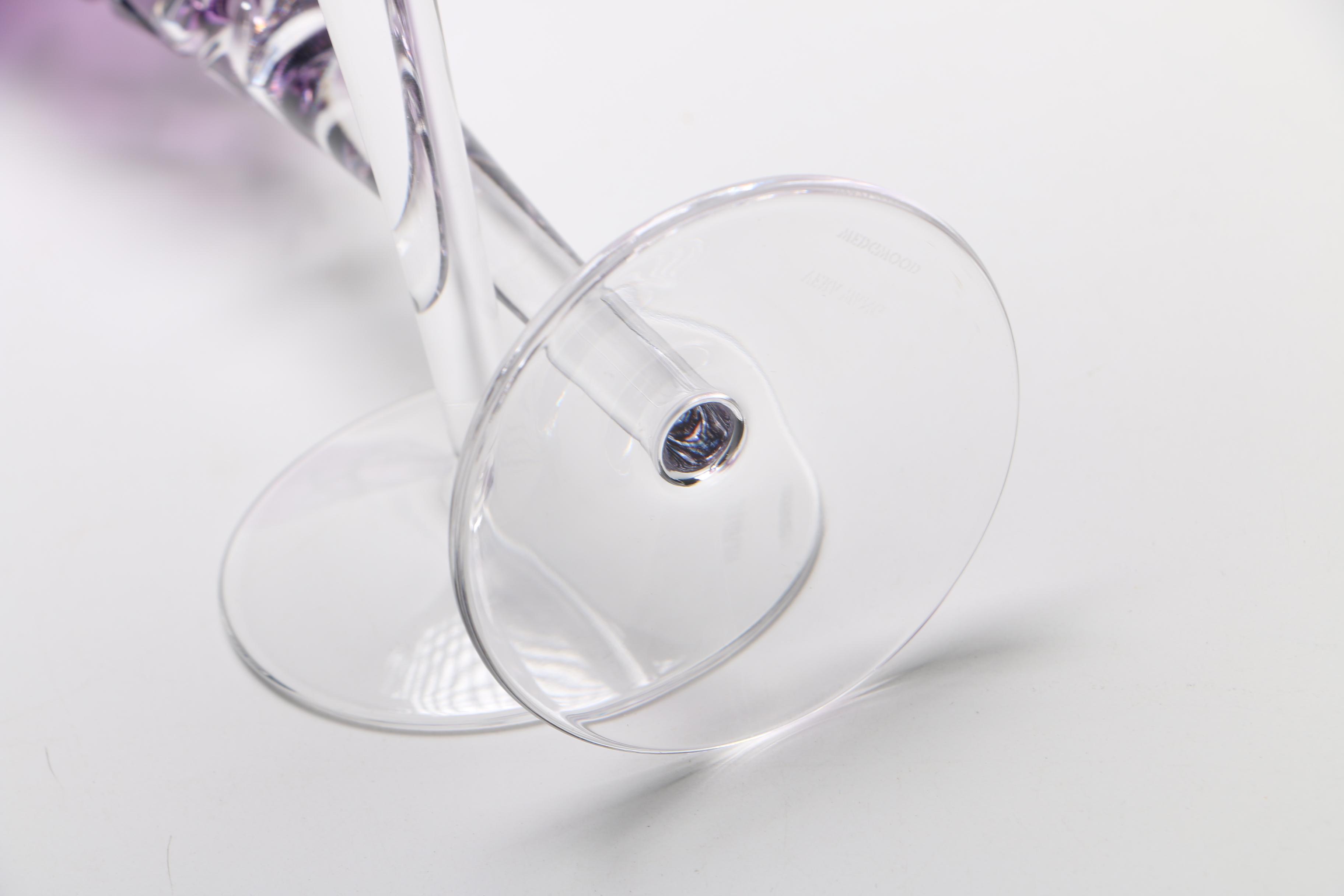 Vera Wang Wedgwood "Duchesse Encore" Lavender Flutes