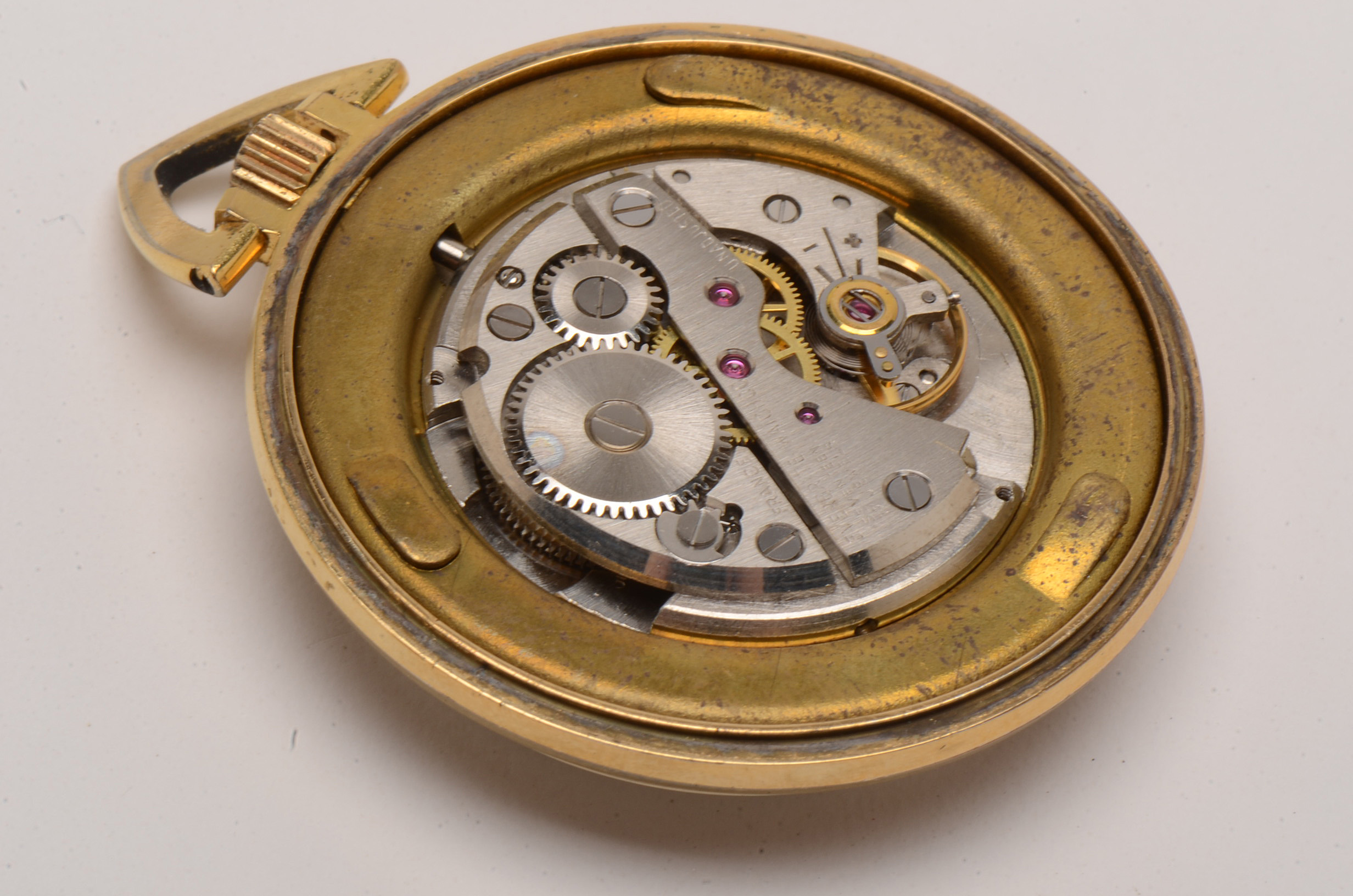 Crosby Everbrite Gold Plated Pocket Watch