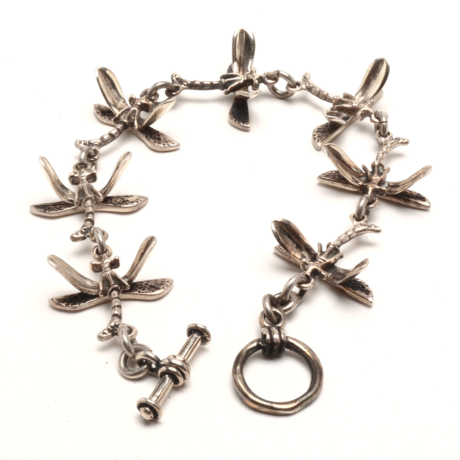 Sterling Silver Figural Dragonfly Parure