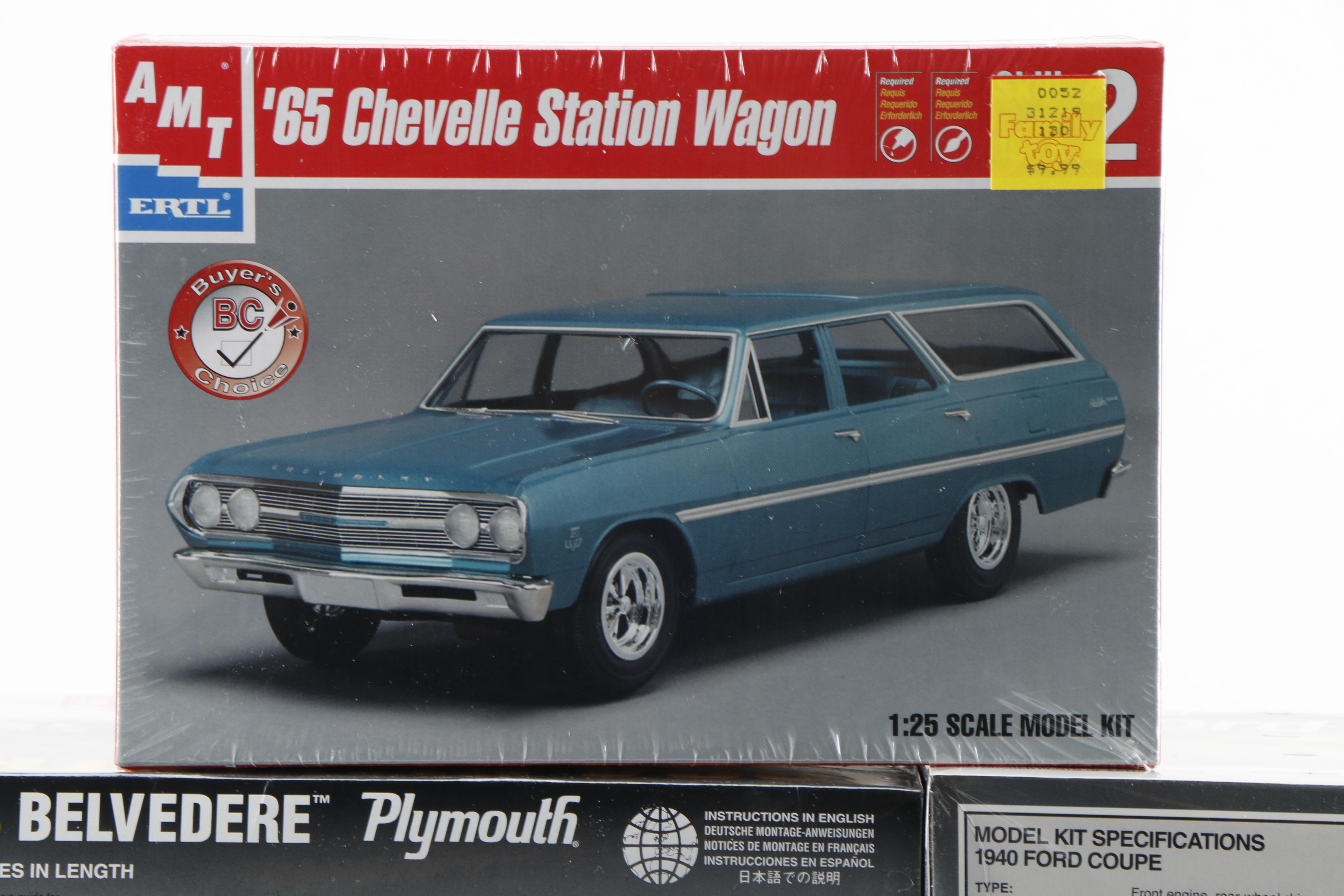 Twelve Car Model Kits