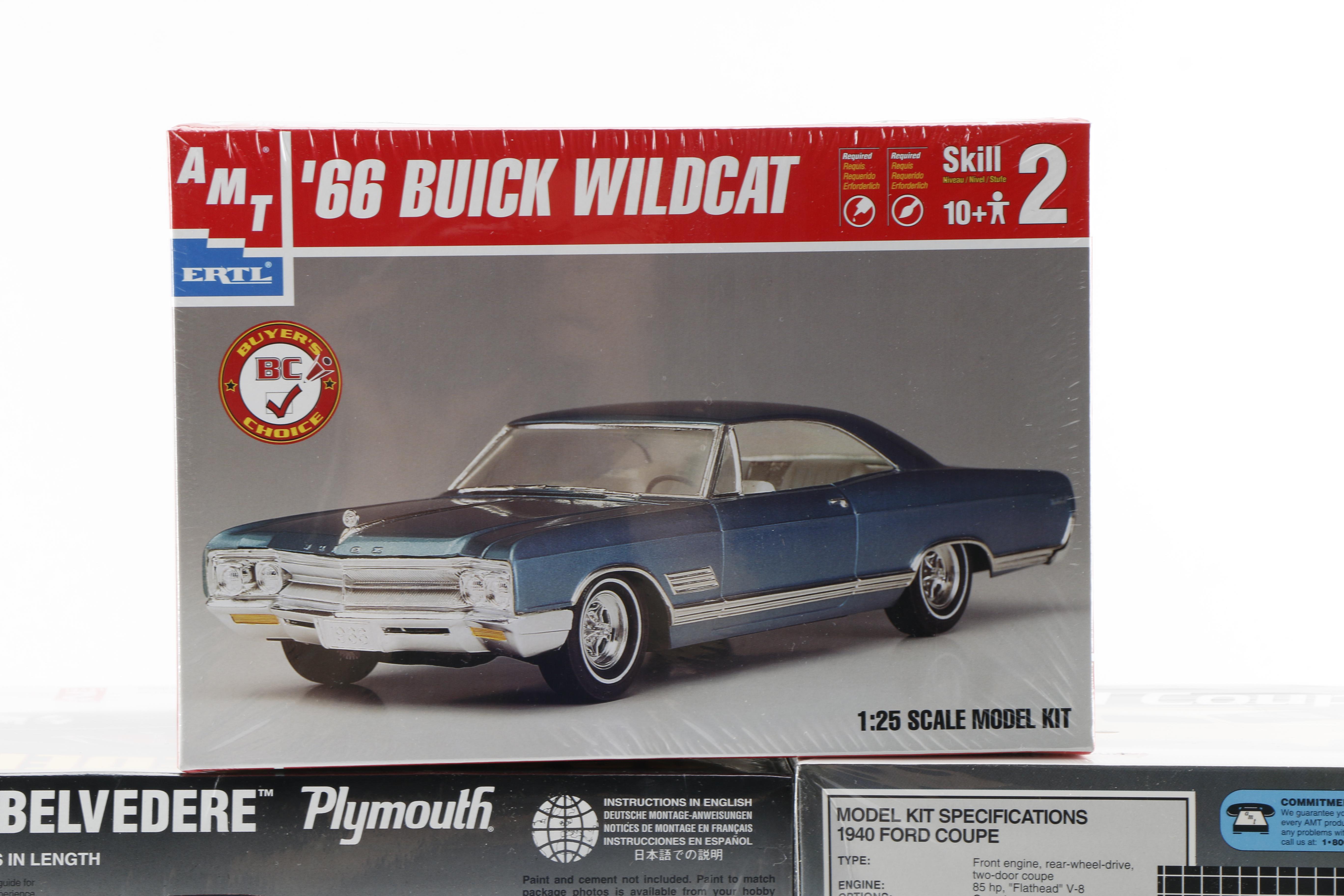 Twelve Car Model Kits