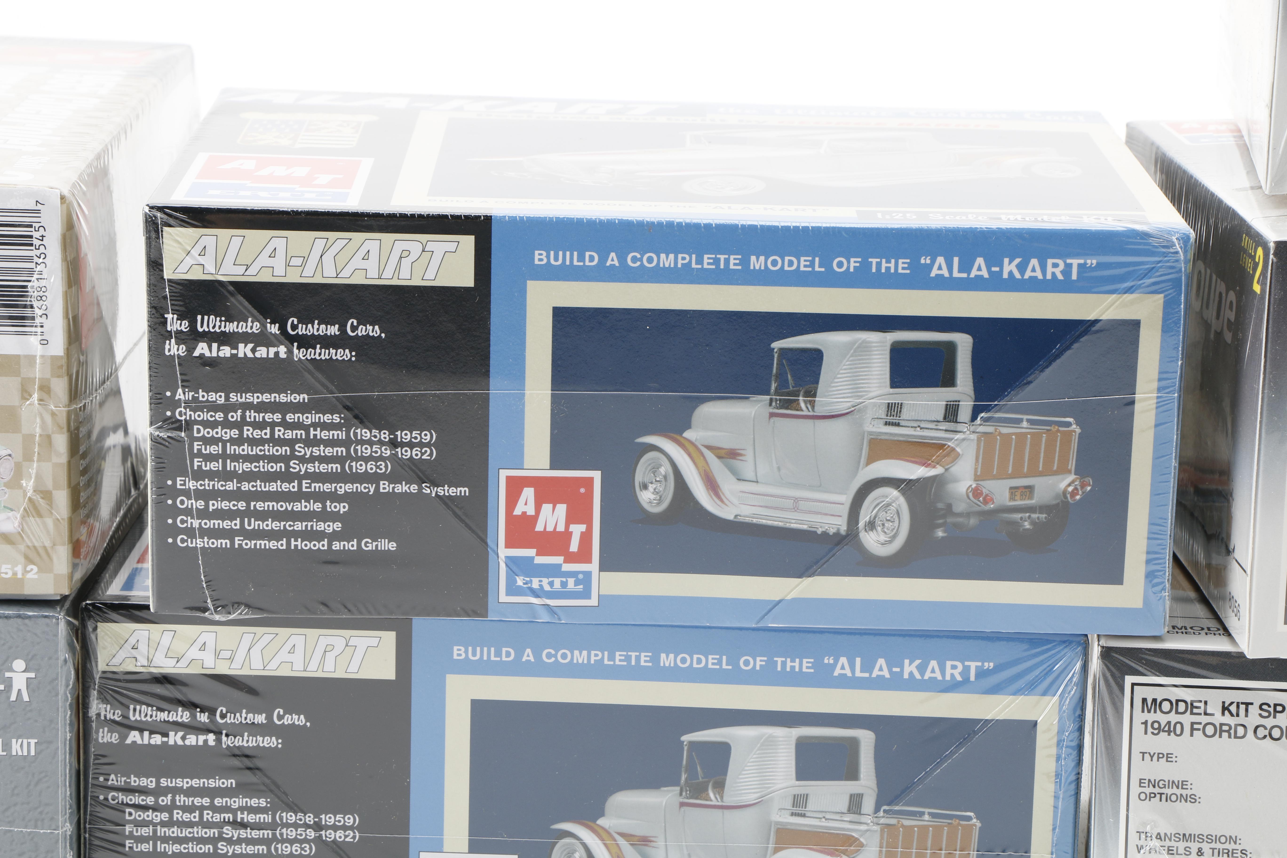 Twelve Car Model Kits