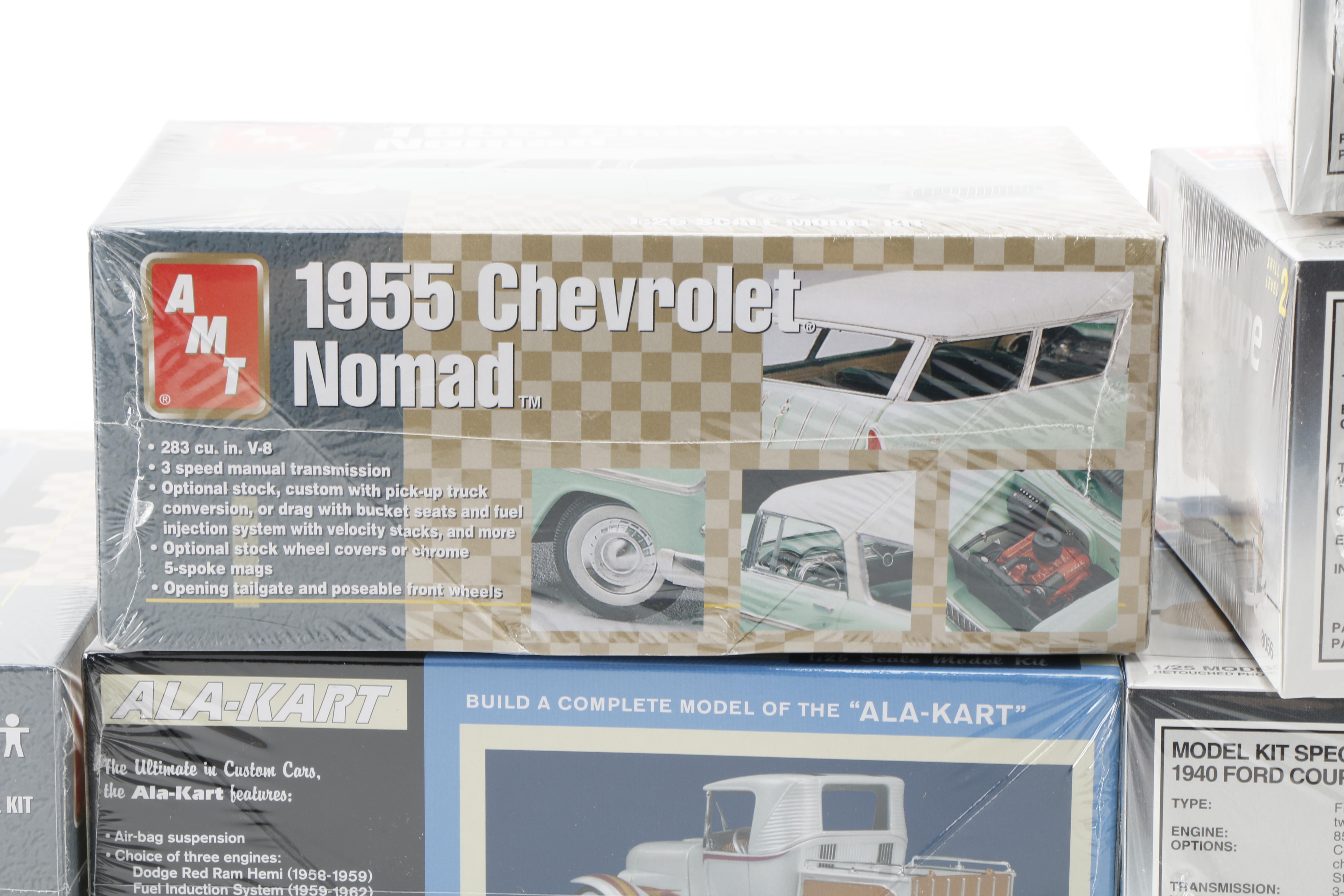 Twelve Car Model Kits