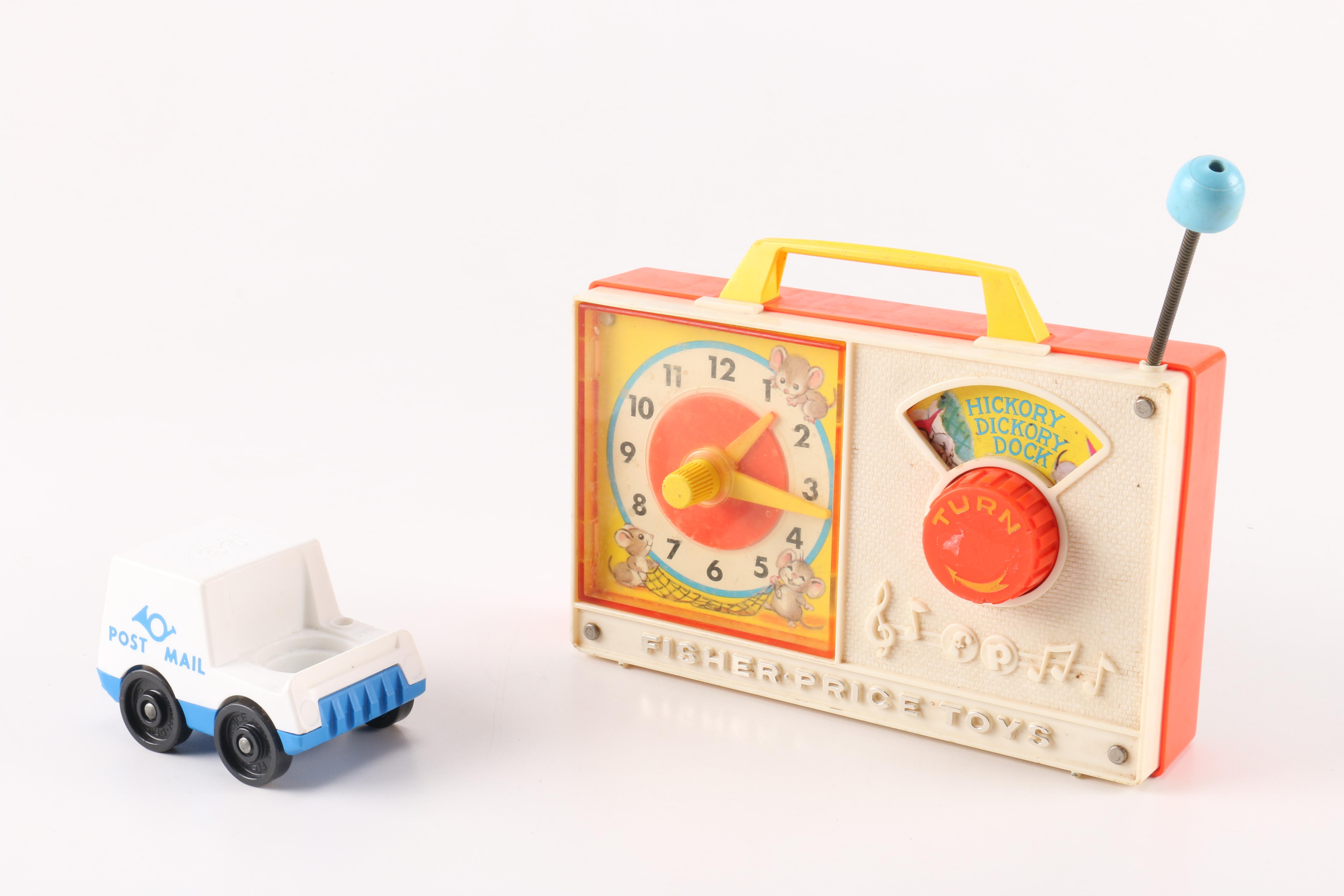 Collection of Vintage Fisher-Price Toys