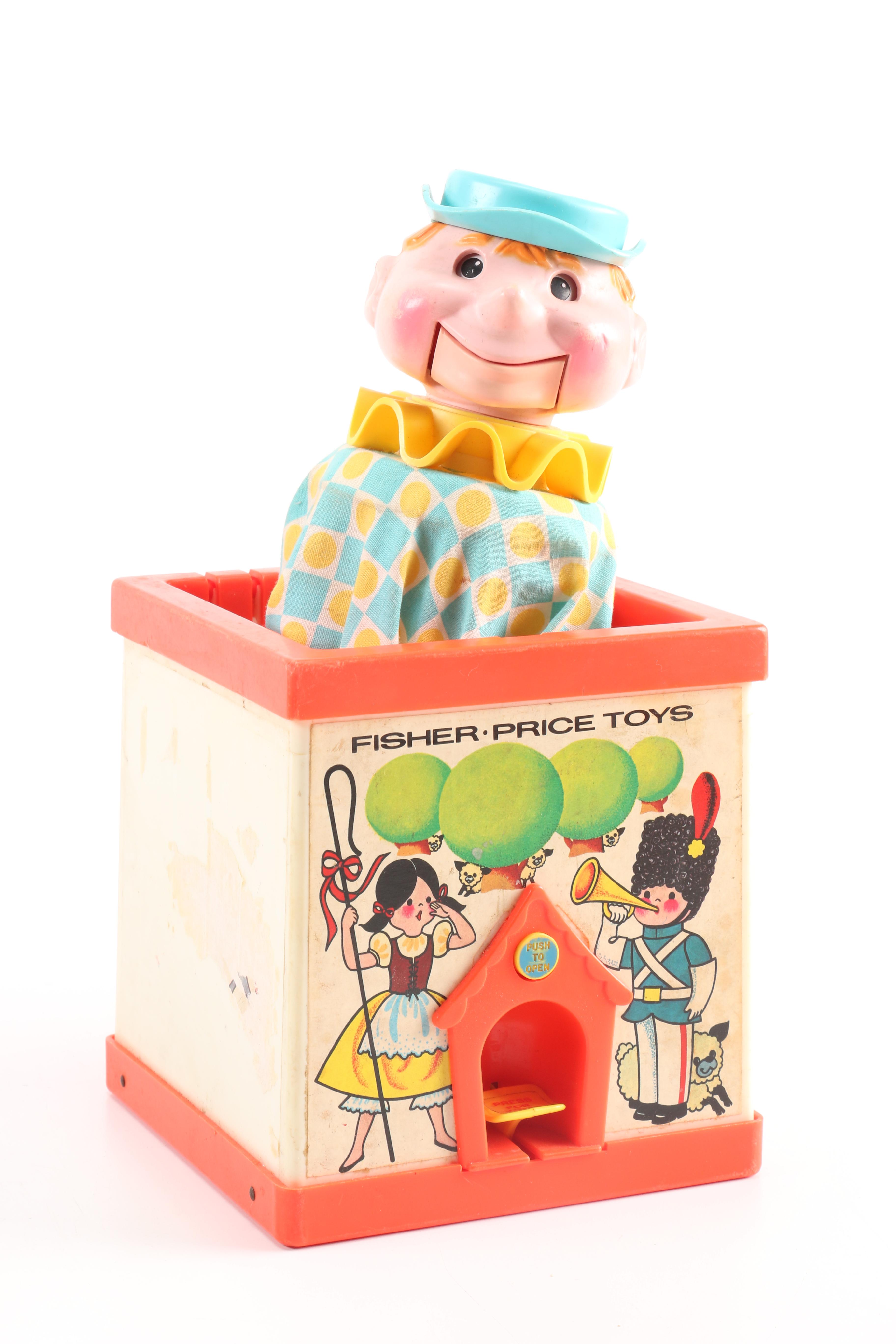 Collection of Vintage Fisher-Price Toys