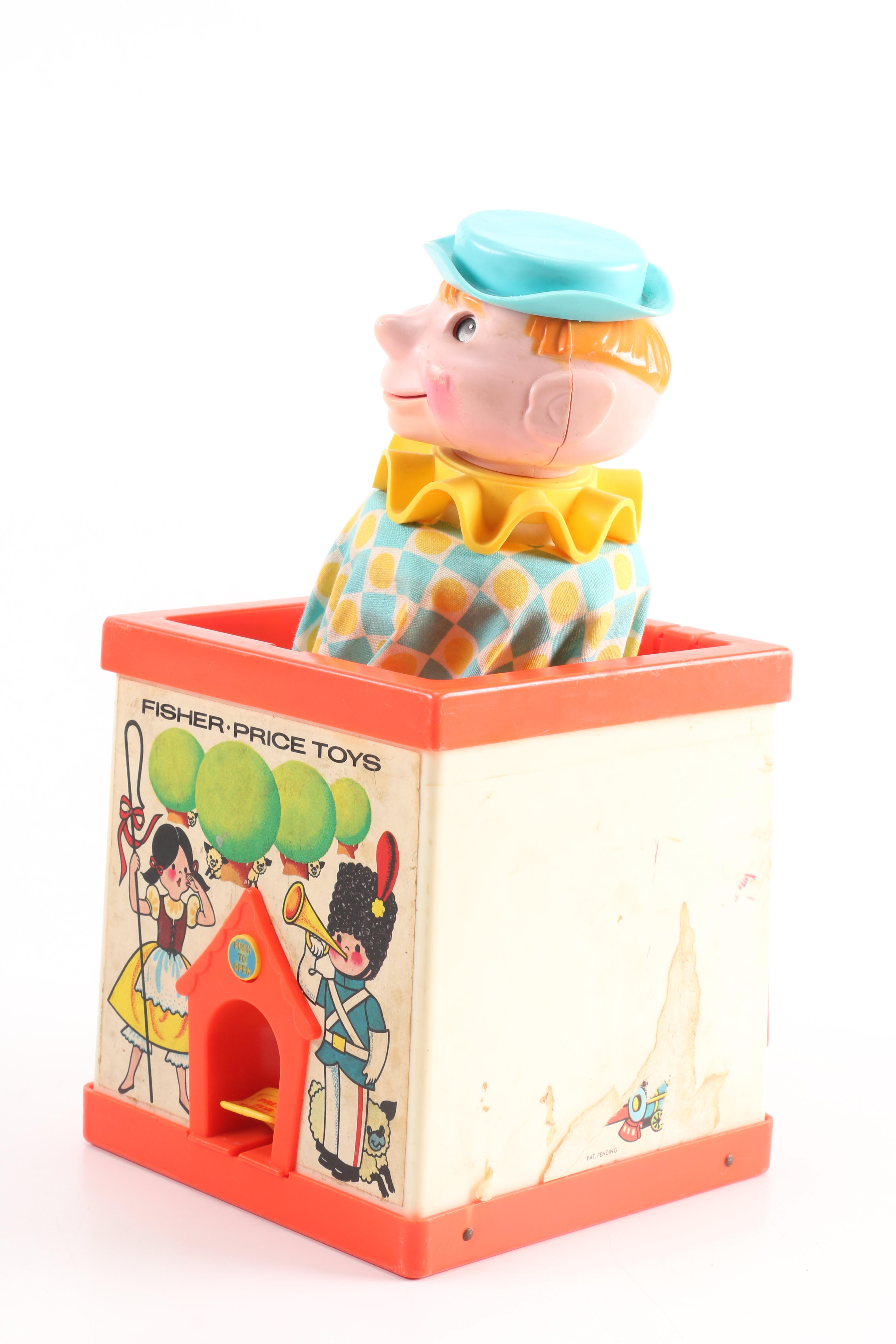 Collection of Vintage Fisher-Price Toys