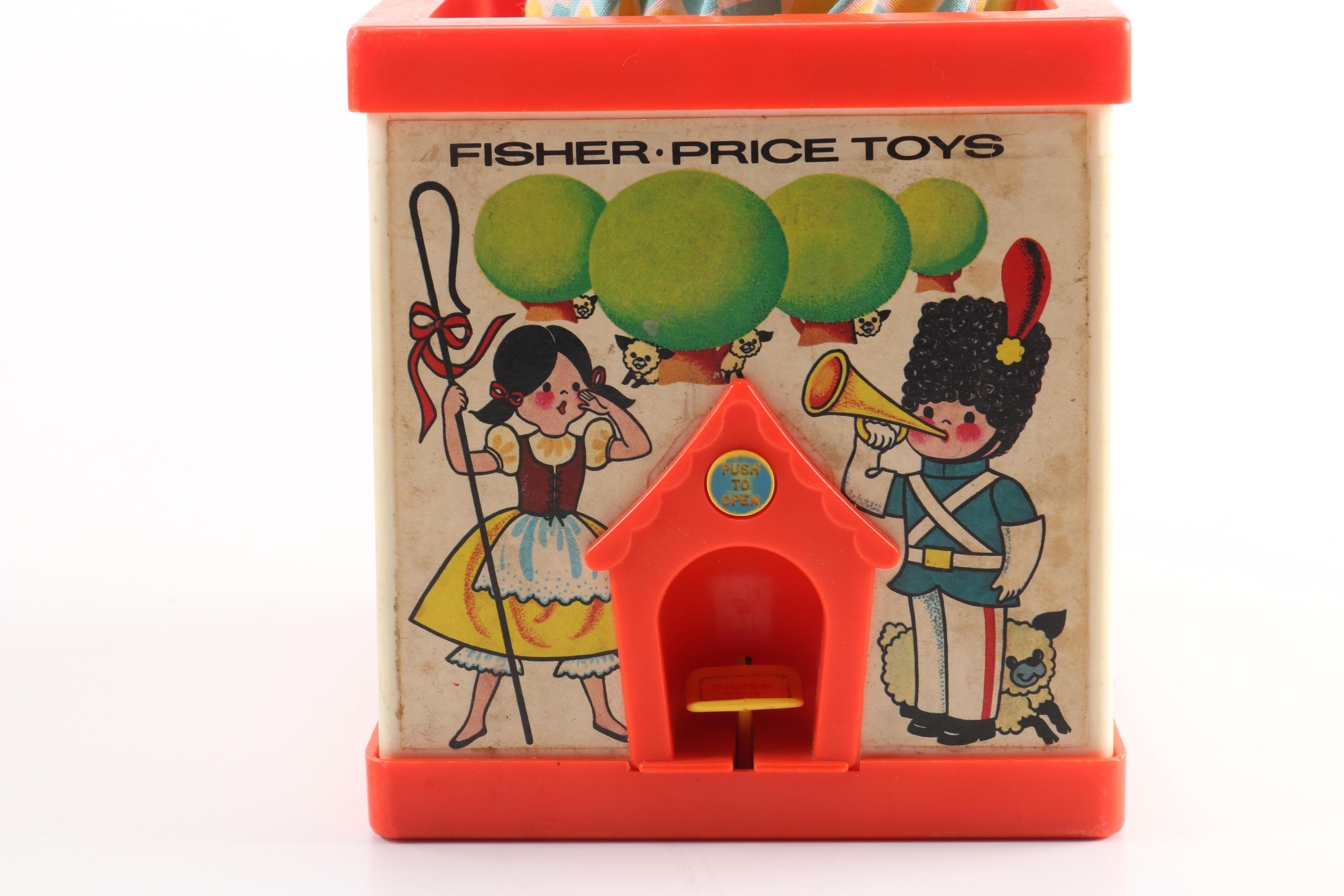 Collection of Vintage Fisher-Price Toys