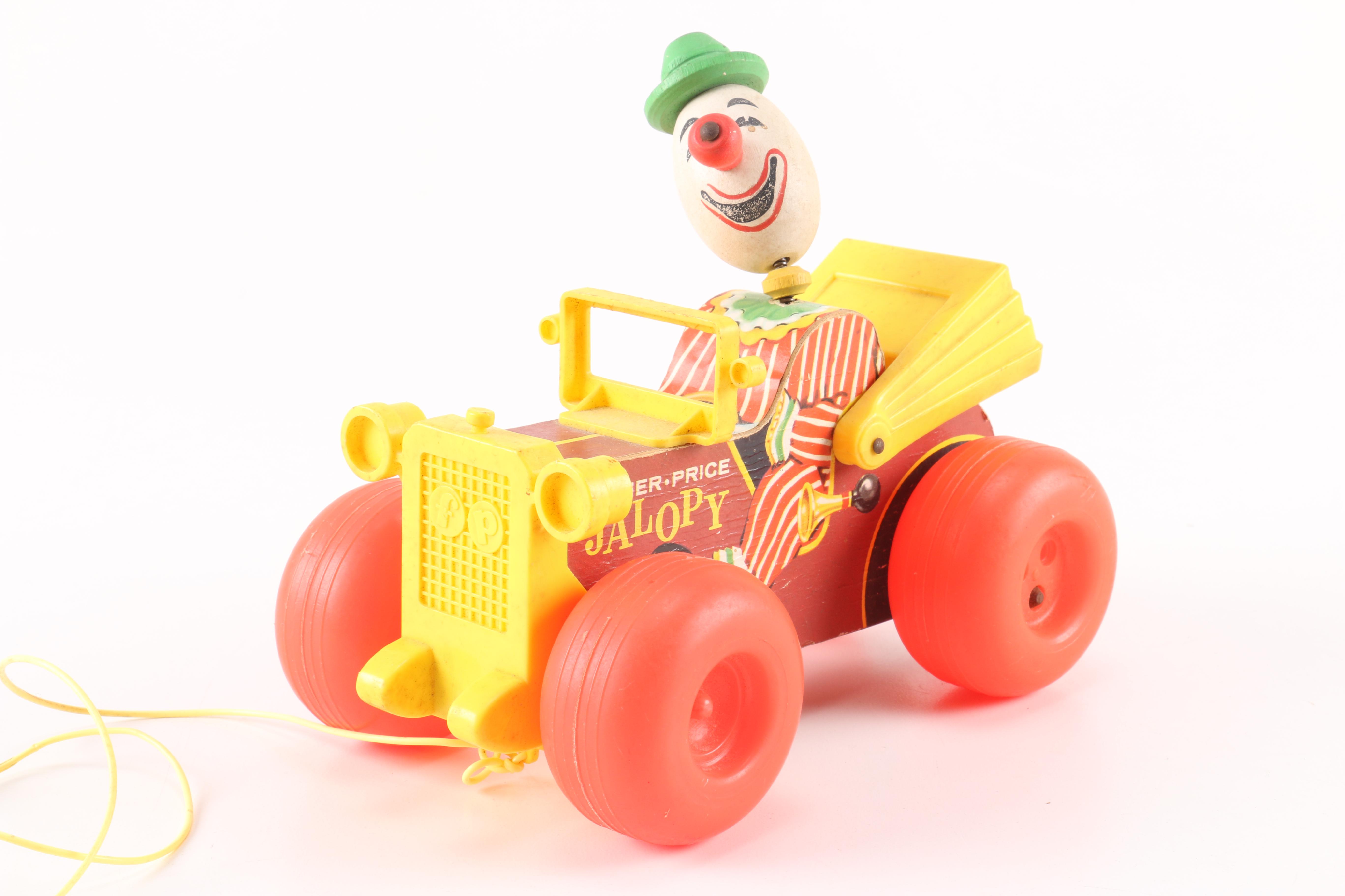 Collection of Vintage Fisher-Price Toys