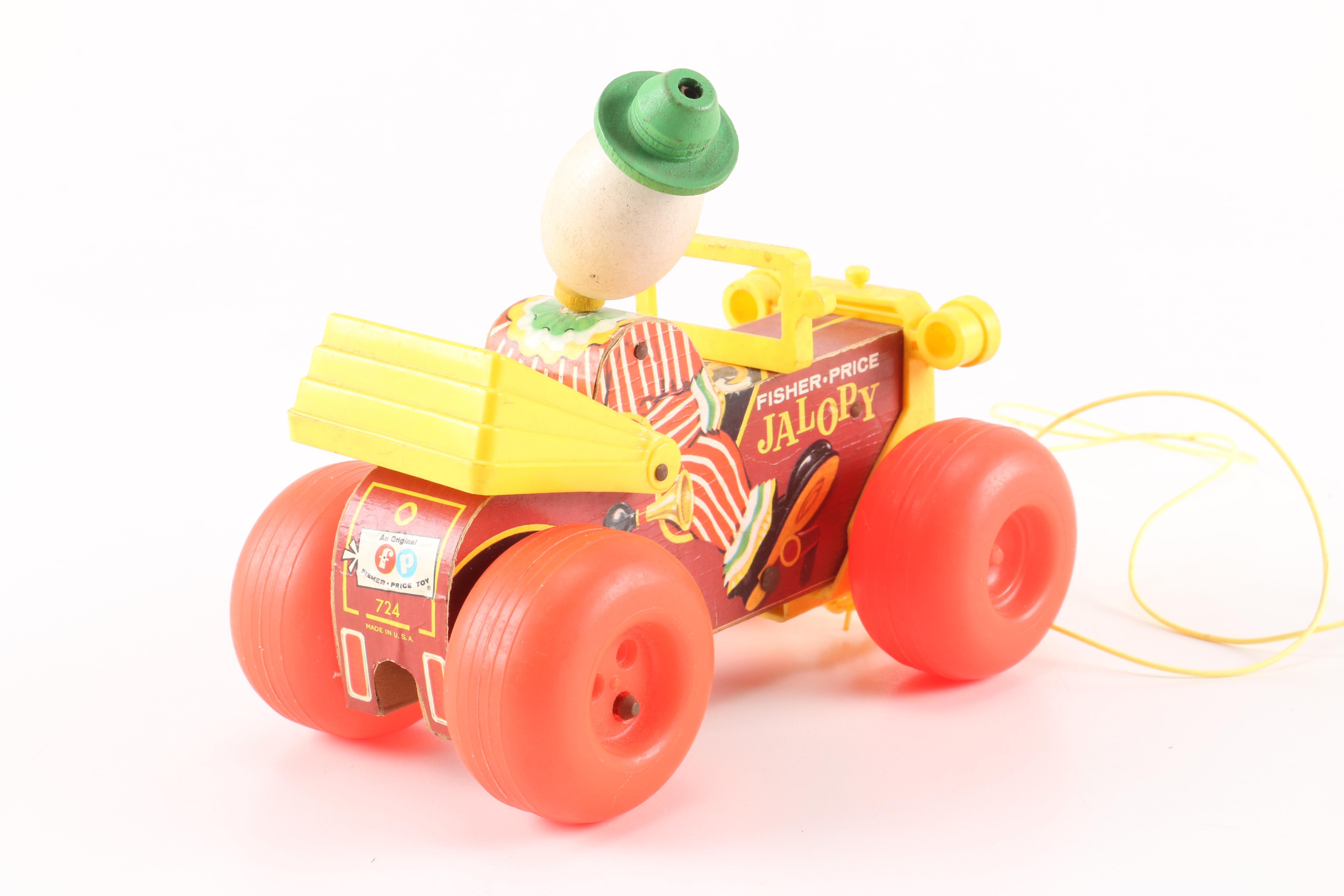 Collection of Vintage Fisher-Price Toys