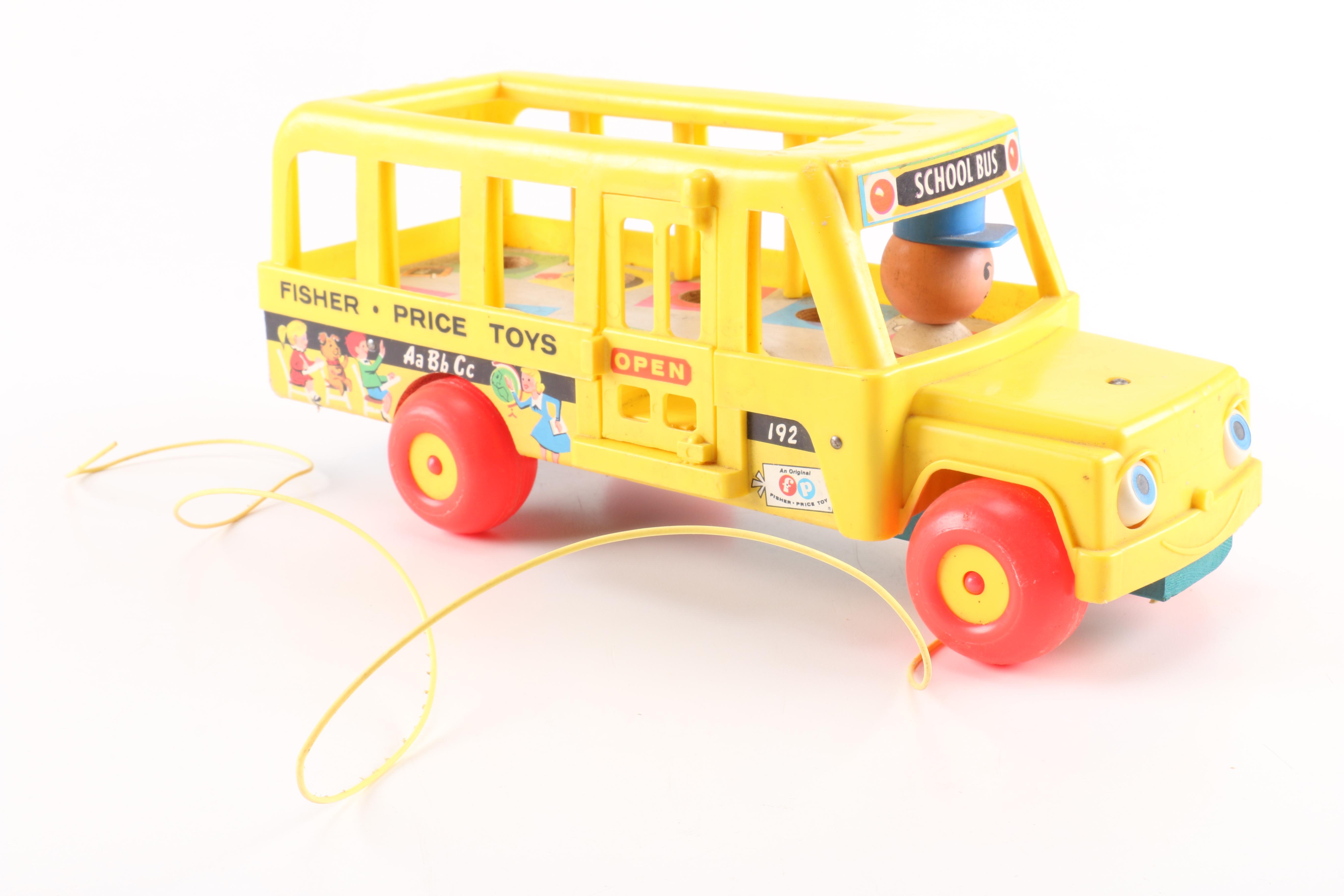 Collection of Vintage Fisher-Price Toys