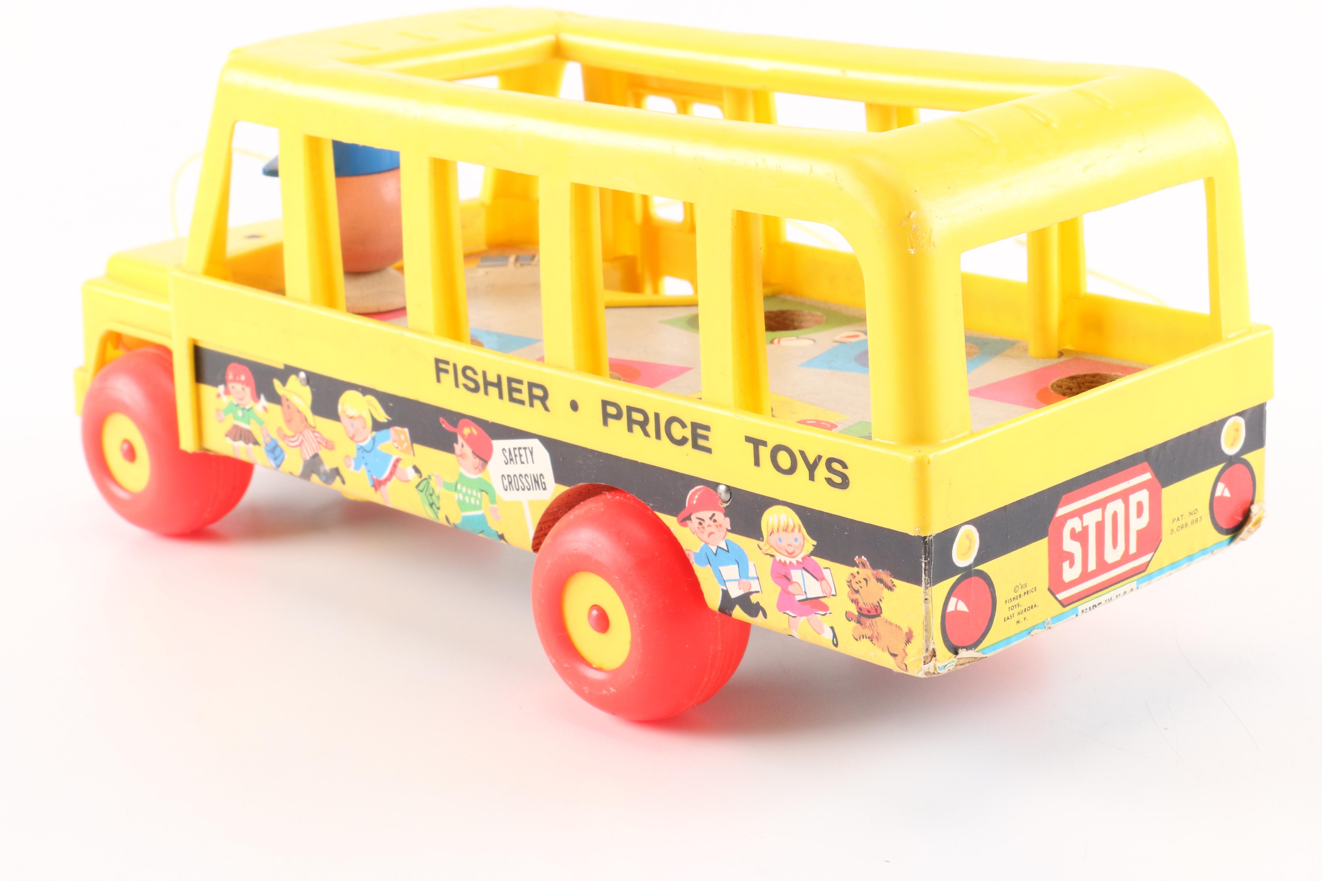 Collection of Vintage Fisher-Price Toys