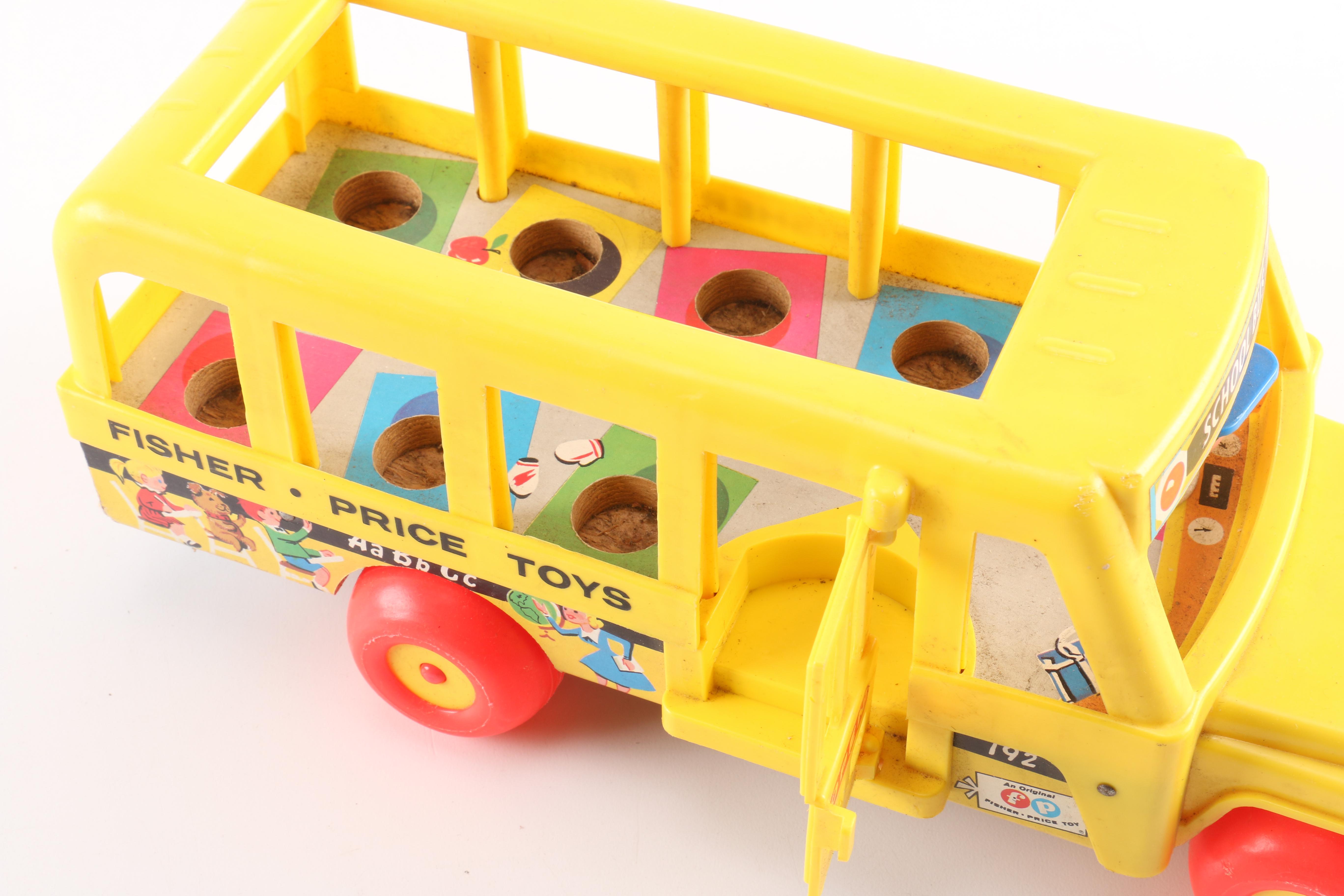 Collection of Vintage Fisher-Price Toys