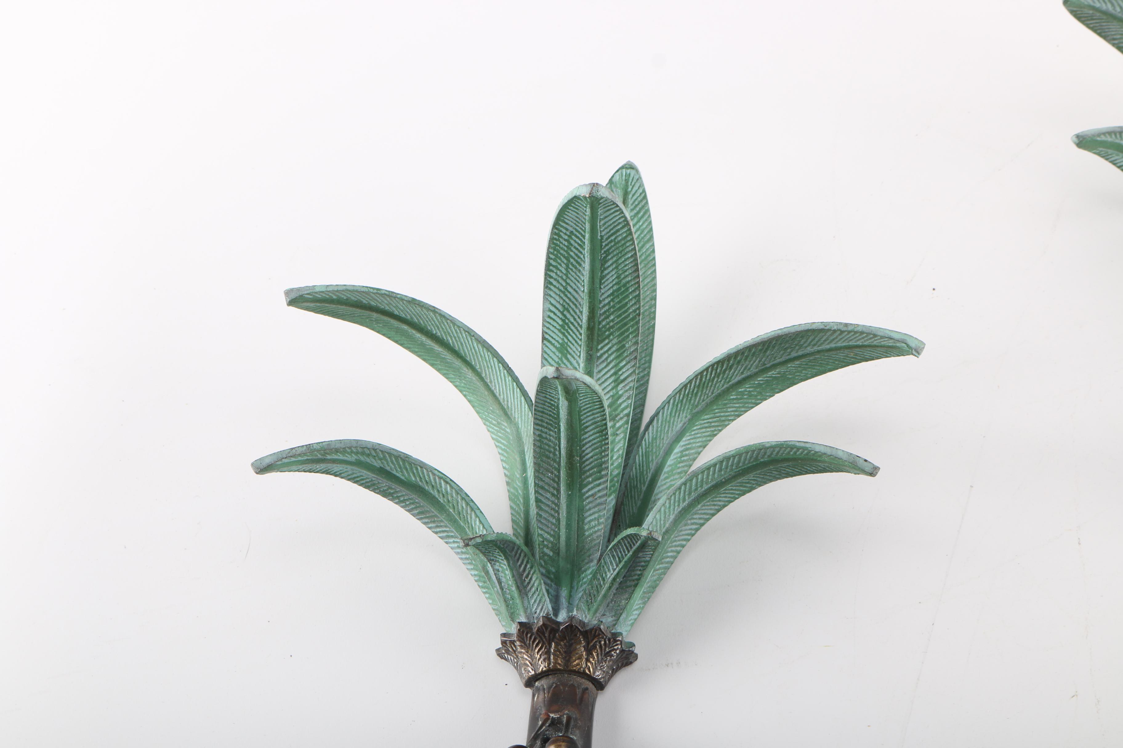 Monkey and Palm Tree Wall Sconces