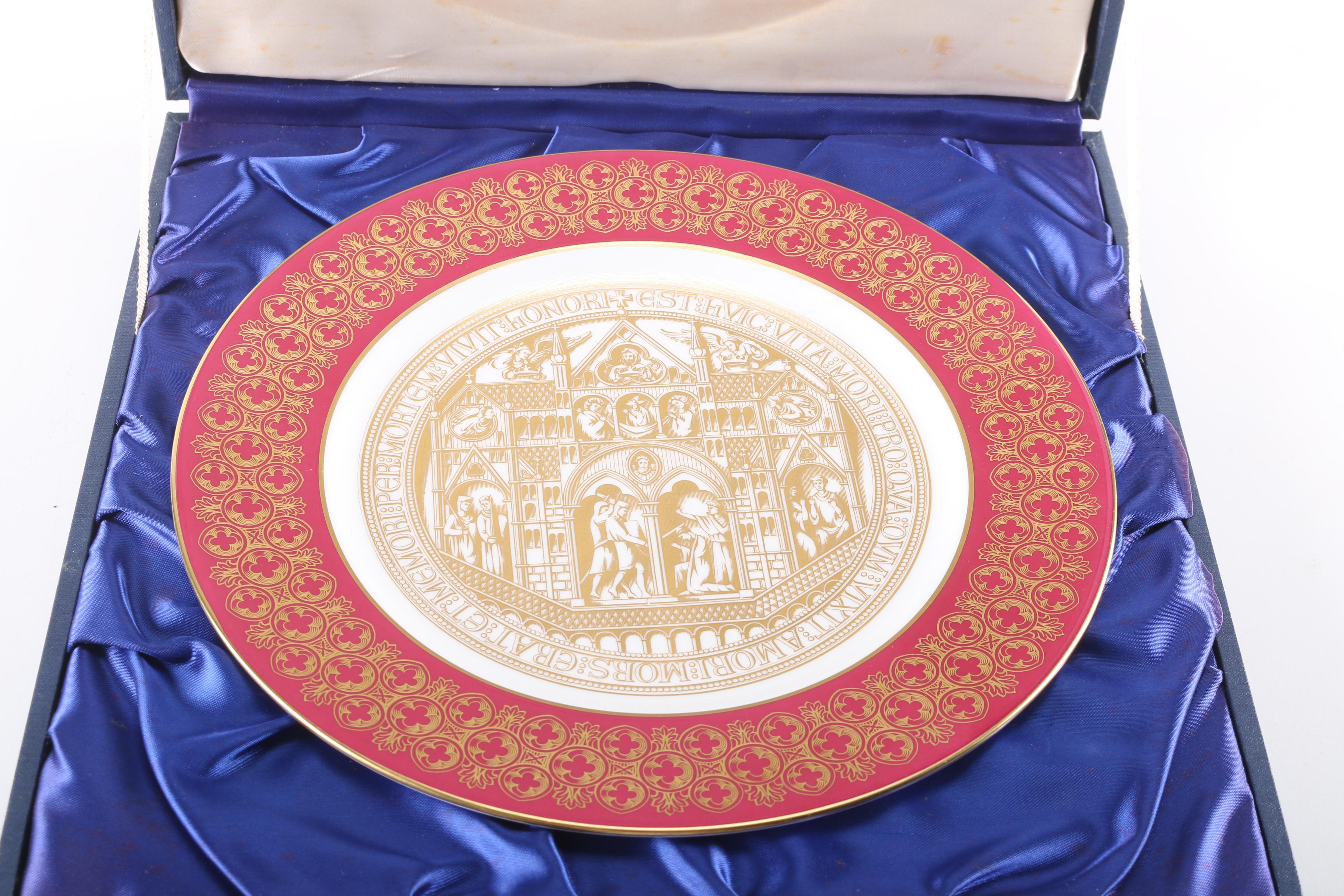 Spode "The St. Thomas Becket" Bone China Commemorative Plate