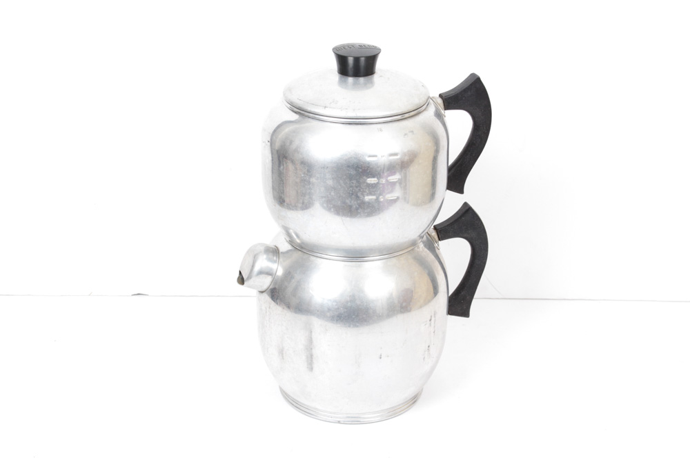 Retro Aluminum Canister and Coffee Set