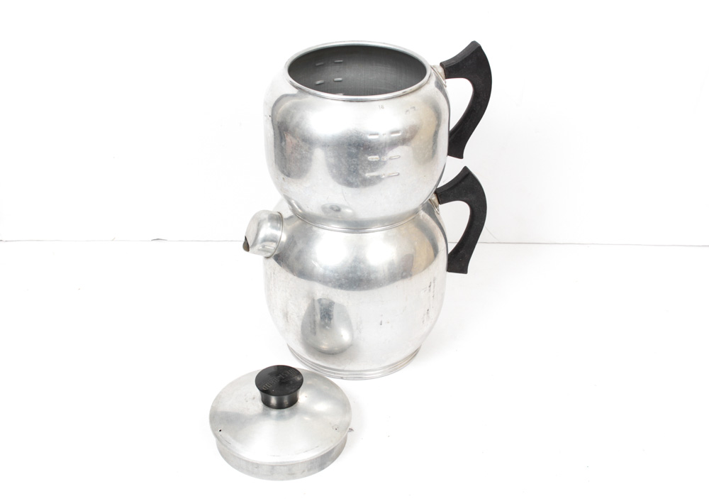 Retro Aluminum Canister and Coffee Set