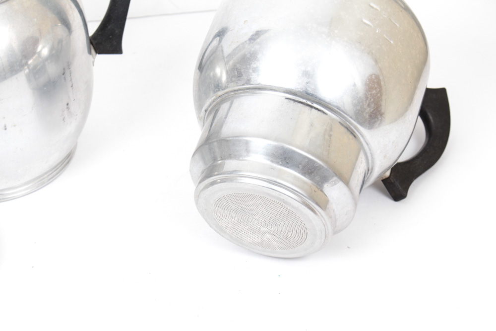 Retro Aluminum Canister and Coffee Set