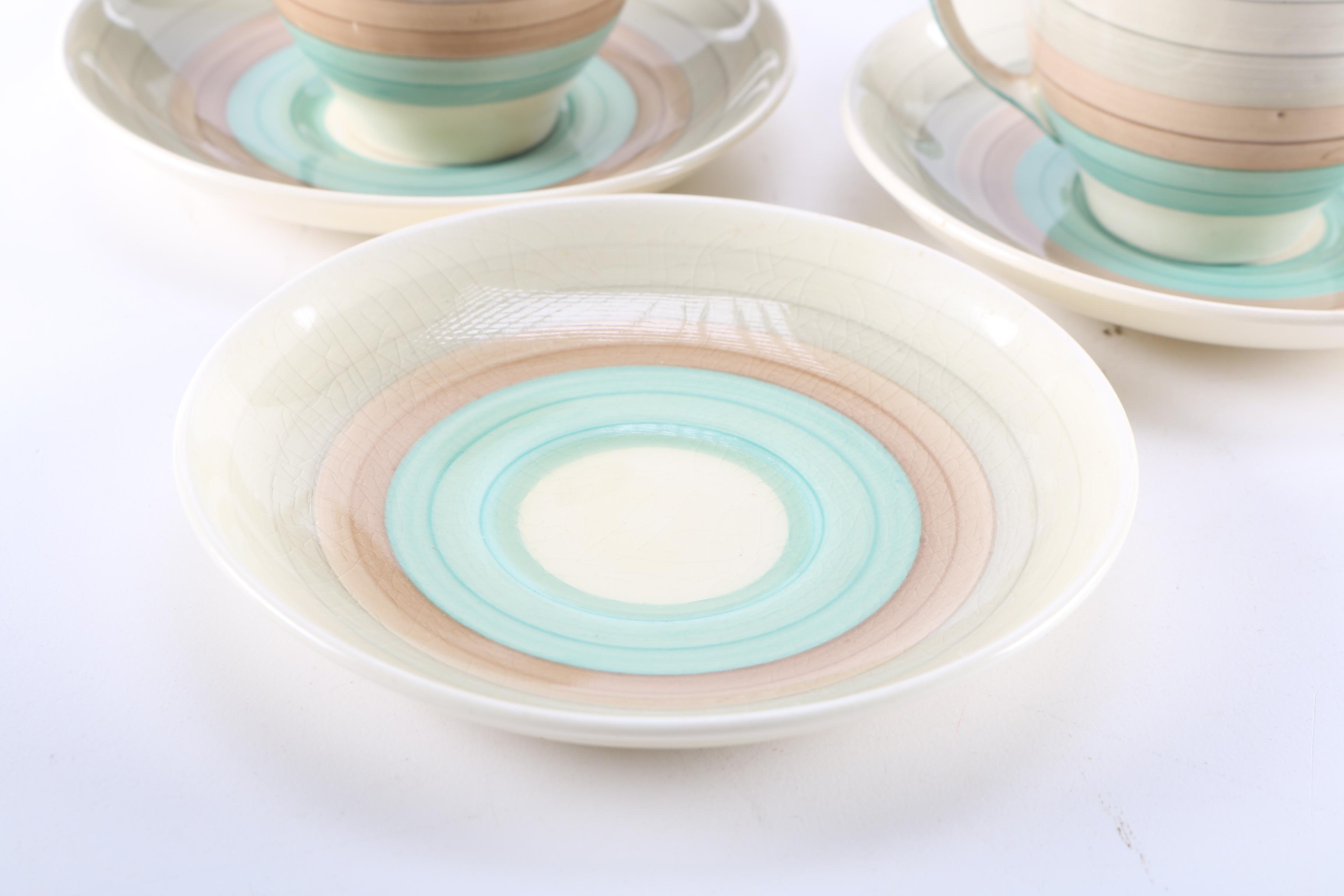 Susie Cooper Teacup and Saucer Set