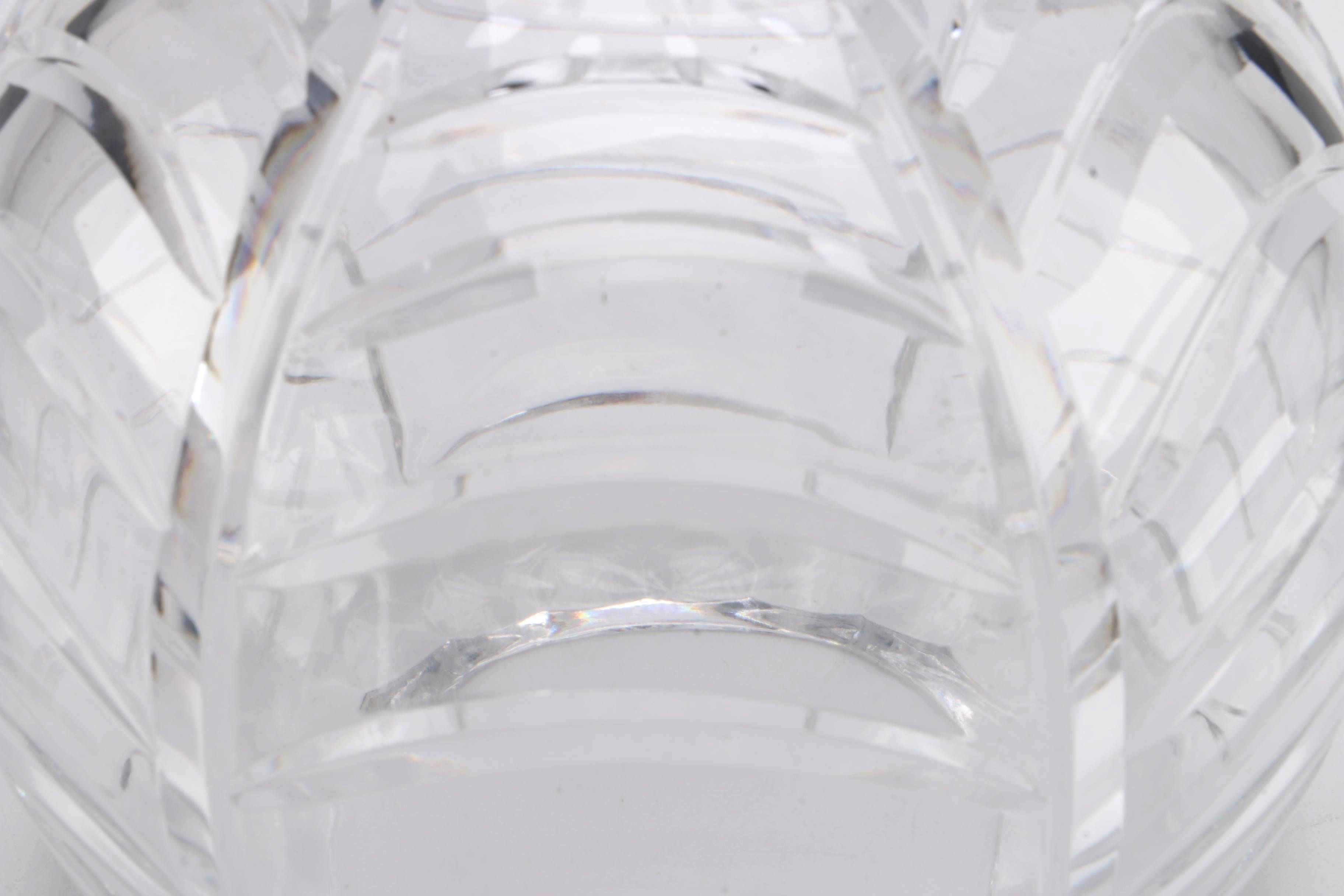 Round Crystal Rose Bowl