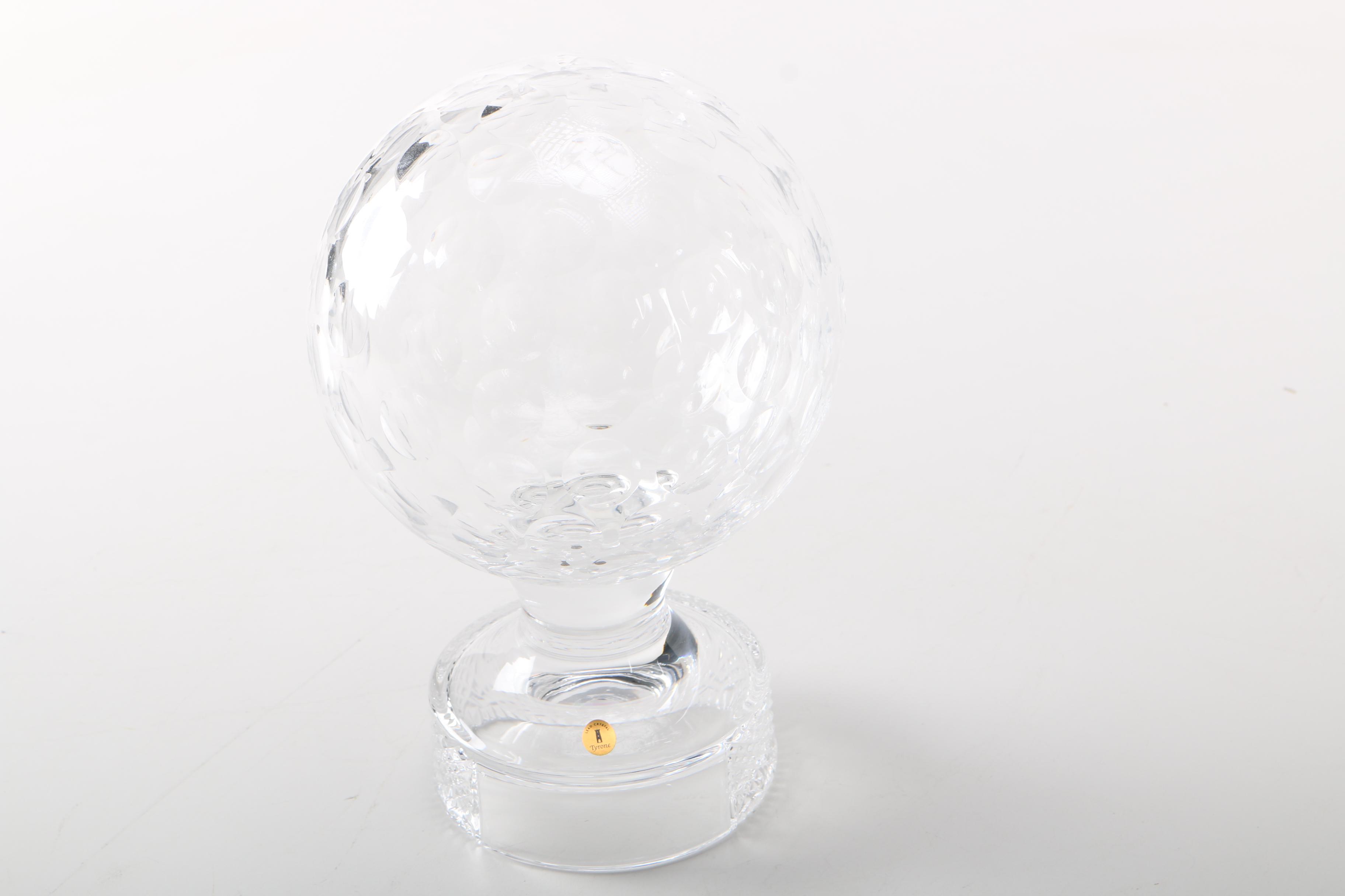 Tyrone Lead Crystal Golf Ball