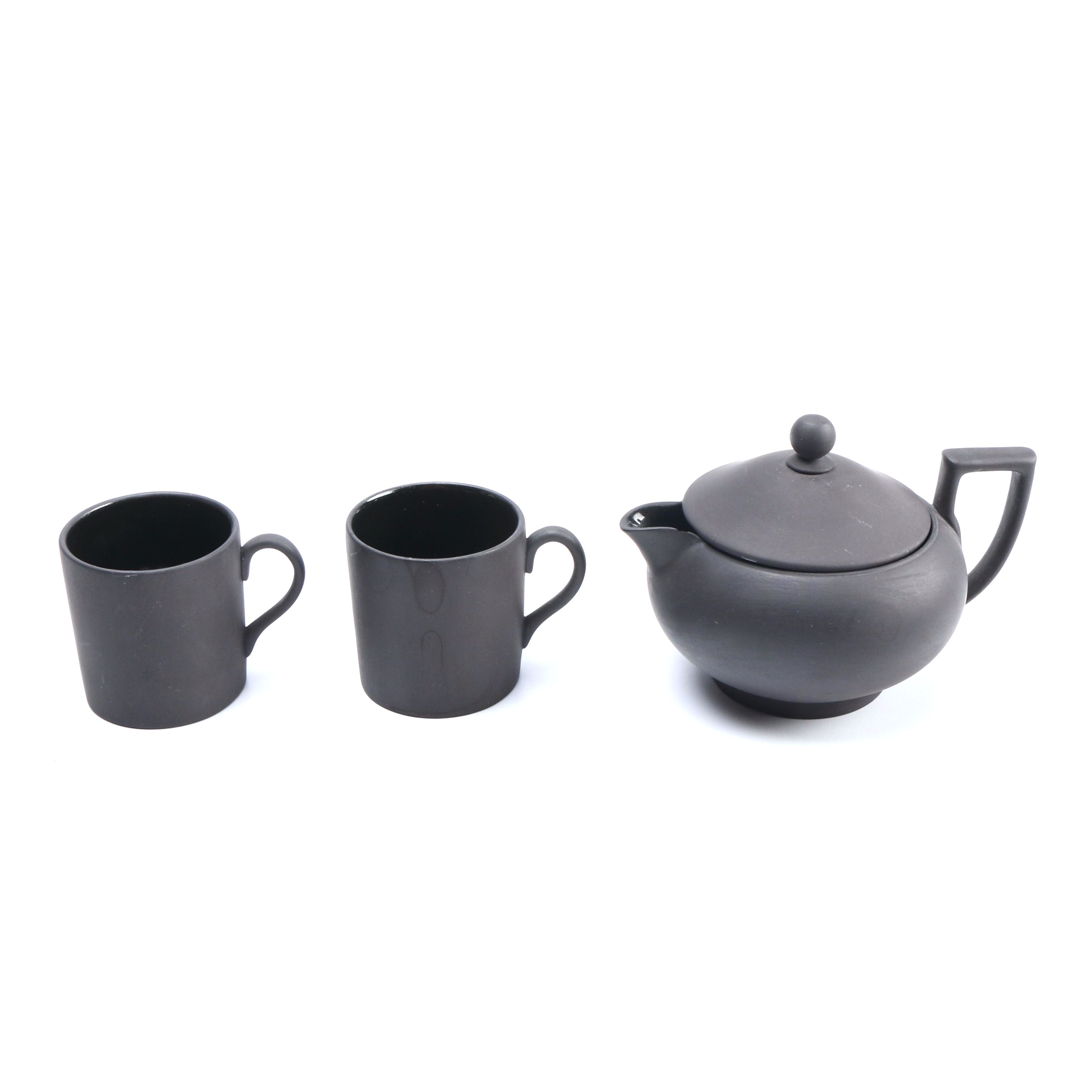 Wedgwood "Black Basalt" Tea Set