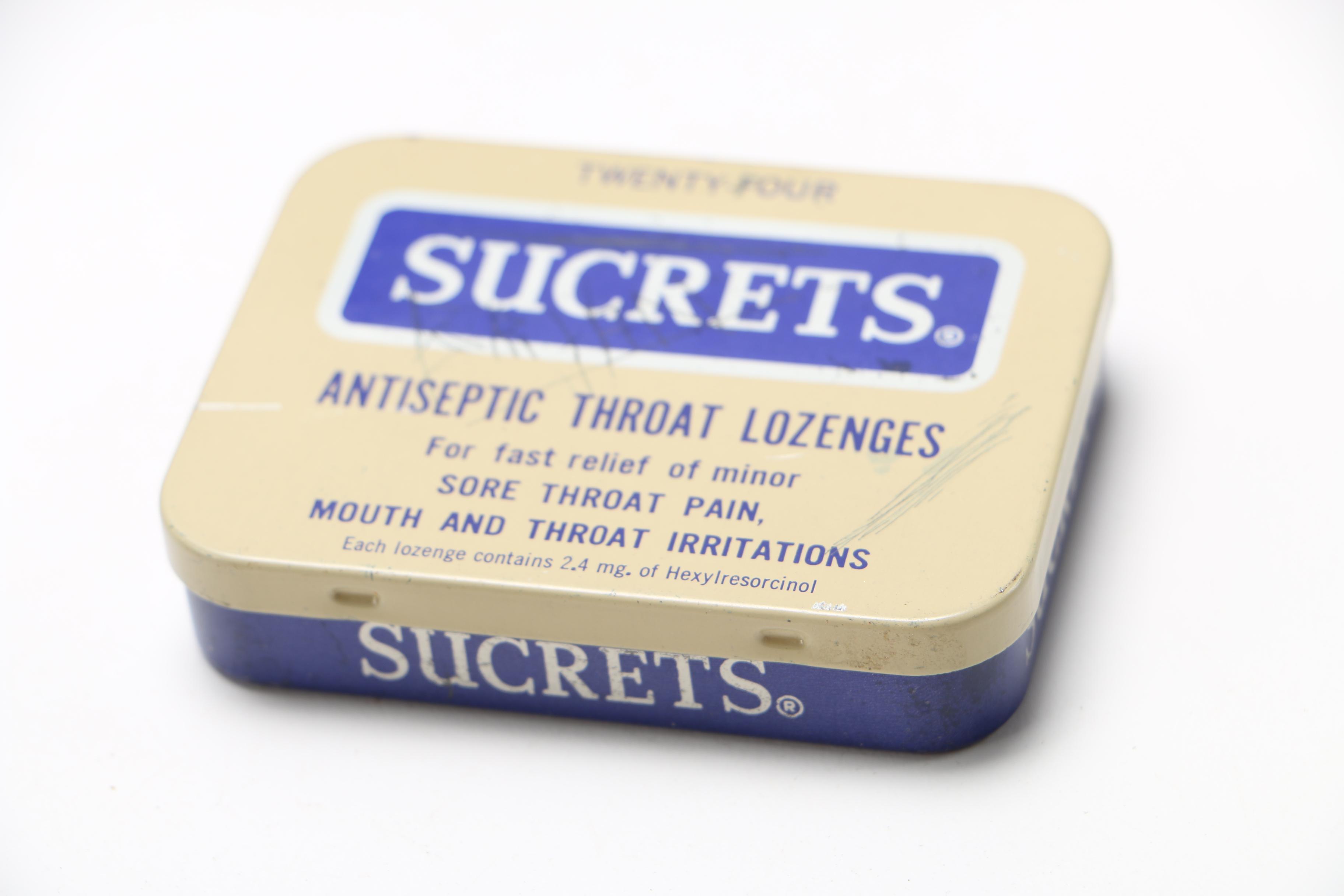 Collection of Vintage Tobacco and Health Product Tins