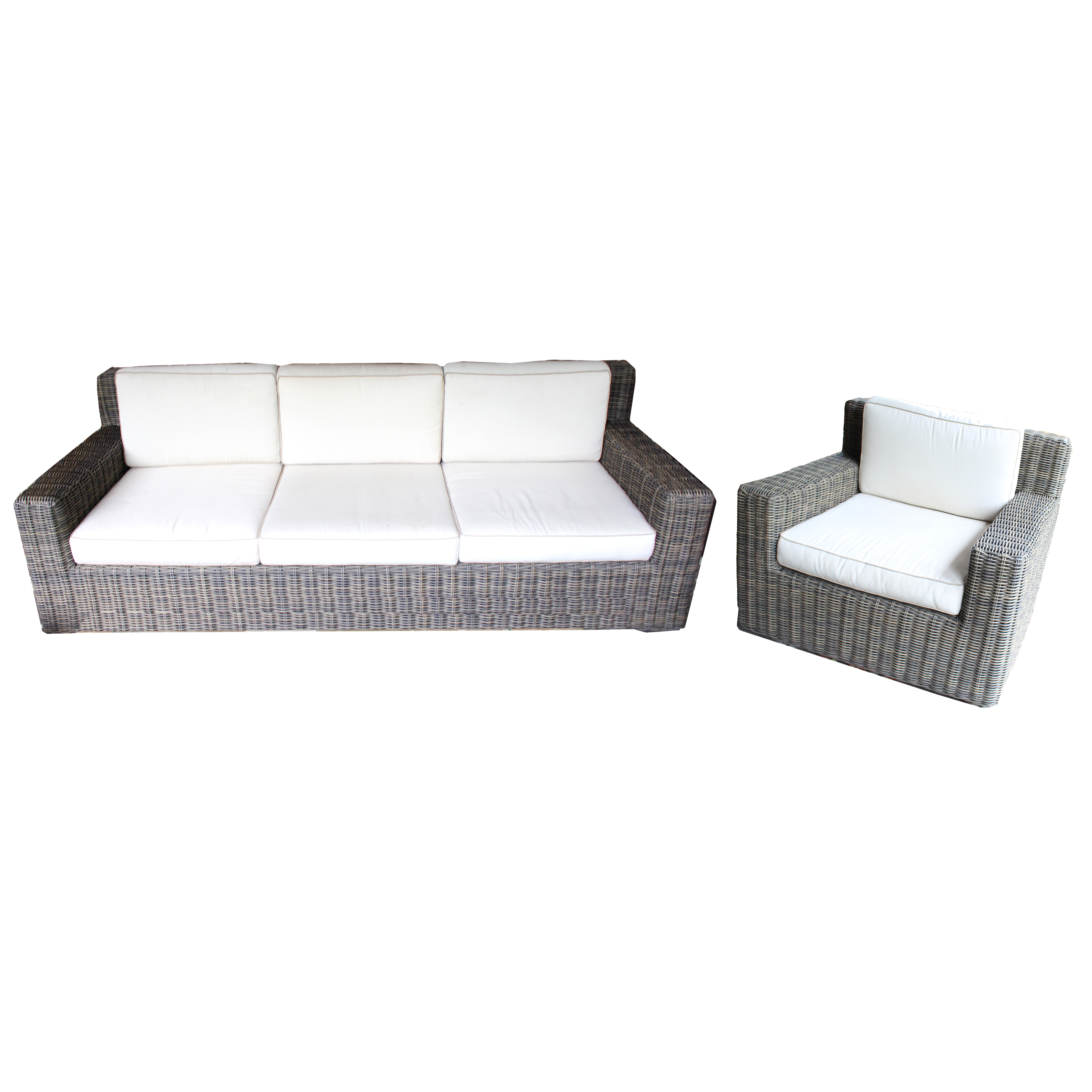 Restoration Hardware Outdoor Sofa and Chair