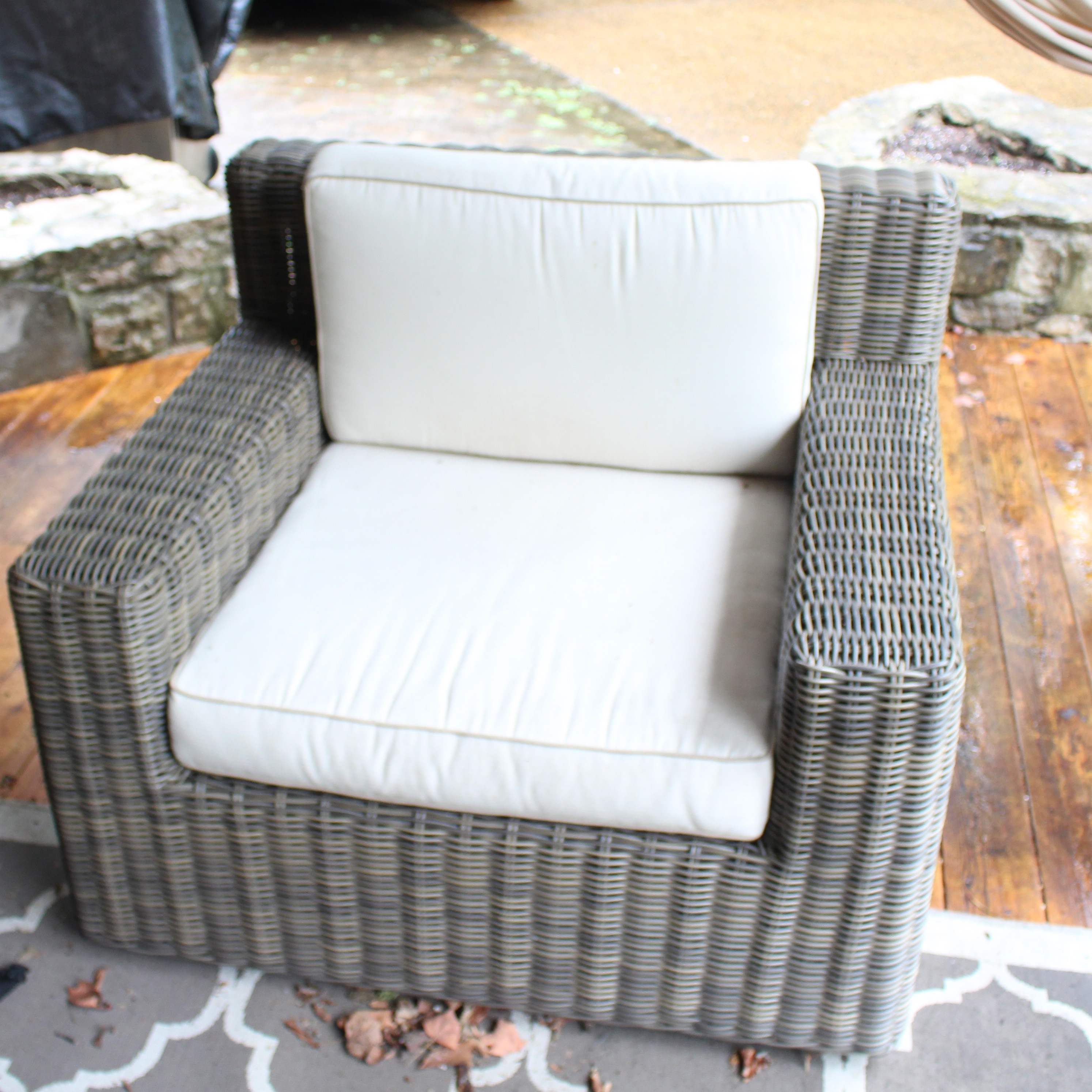 Restoration Hardware Outdoor Sofa and Chair