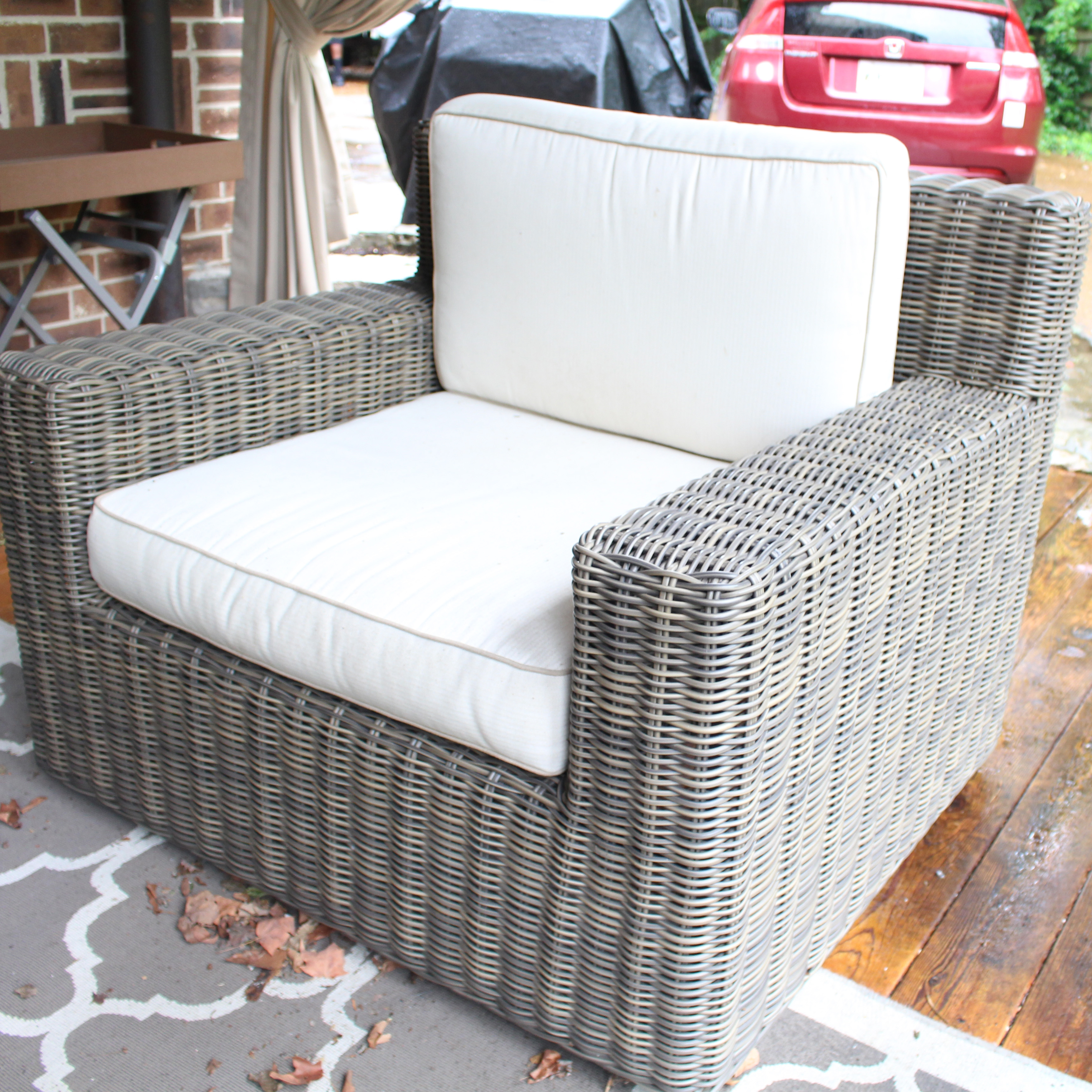 Restoration Hardware Outdoor Sofa and Chair