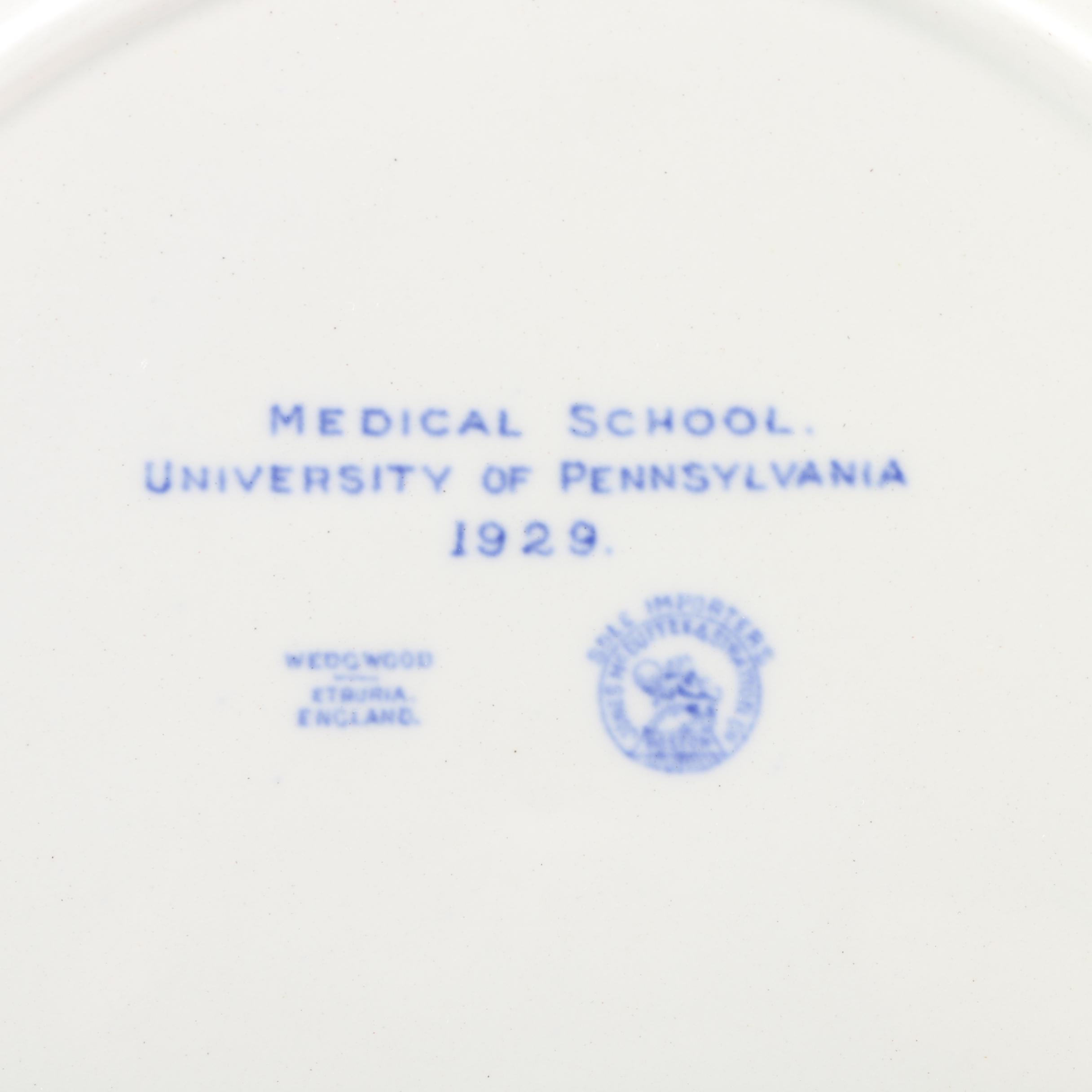 Wedgwood "University of Pennsylvania" Plates