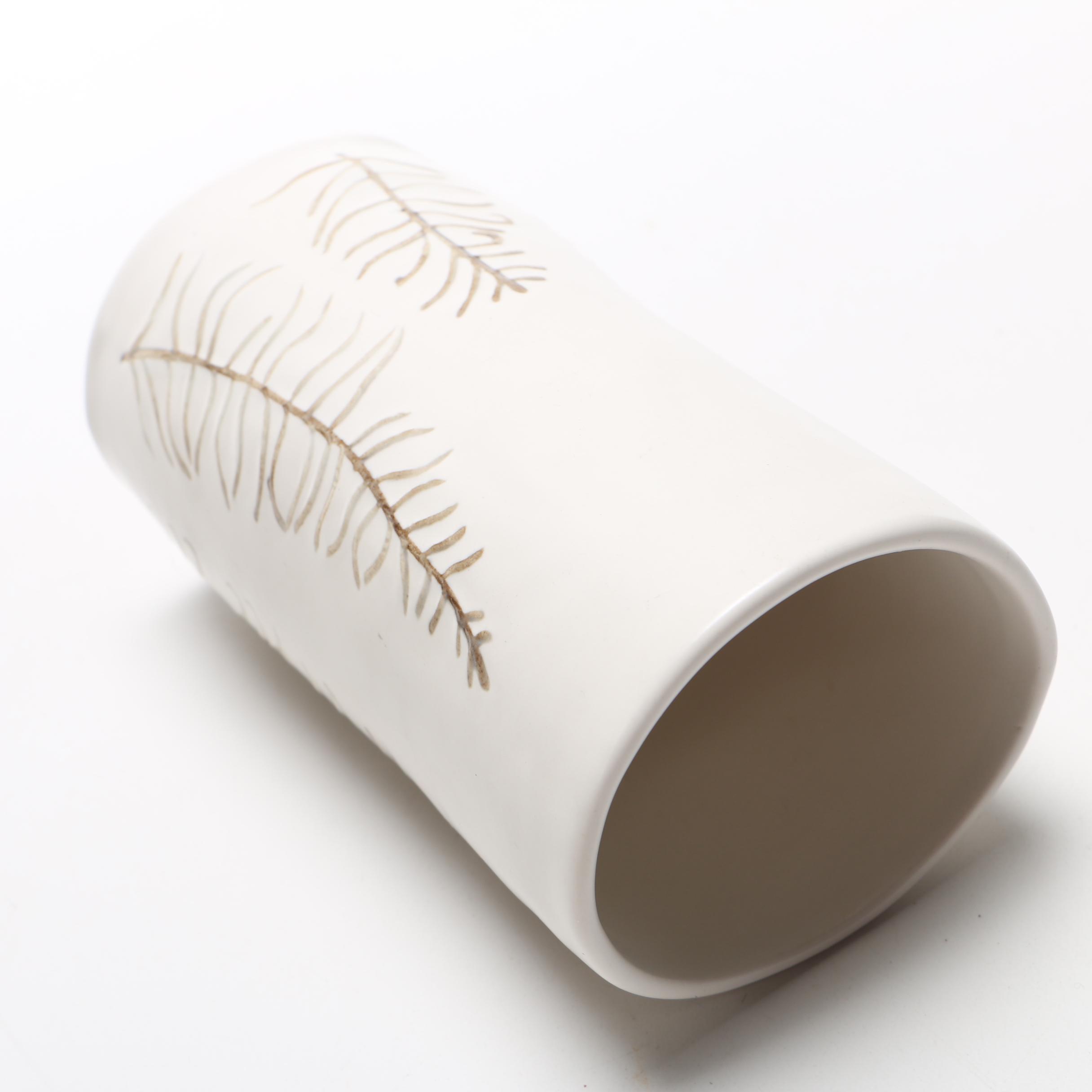 Abstract Ceramic Sculpture and Earthenware Vessel