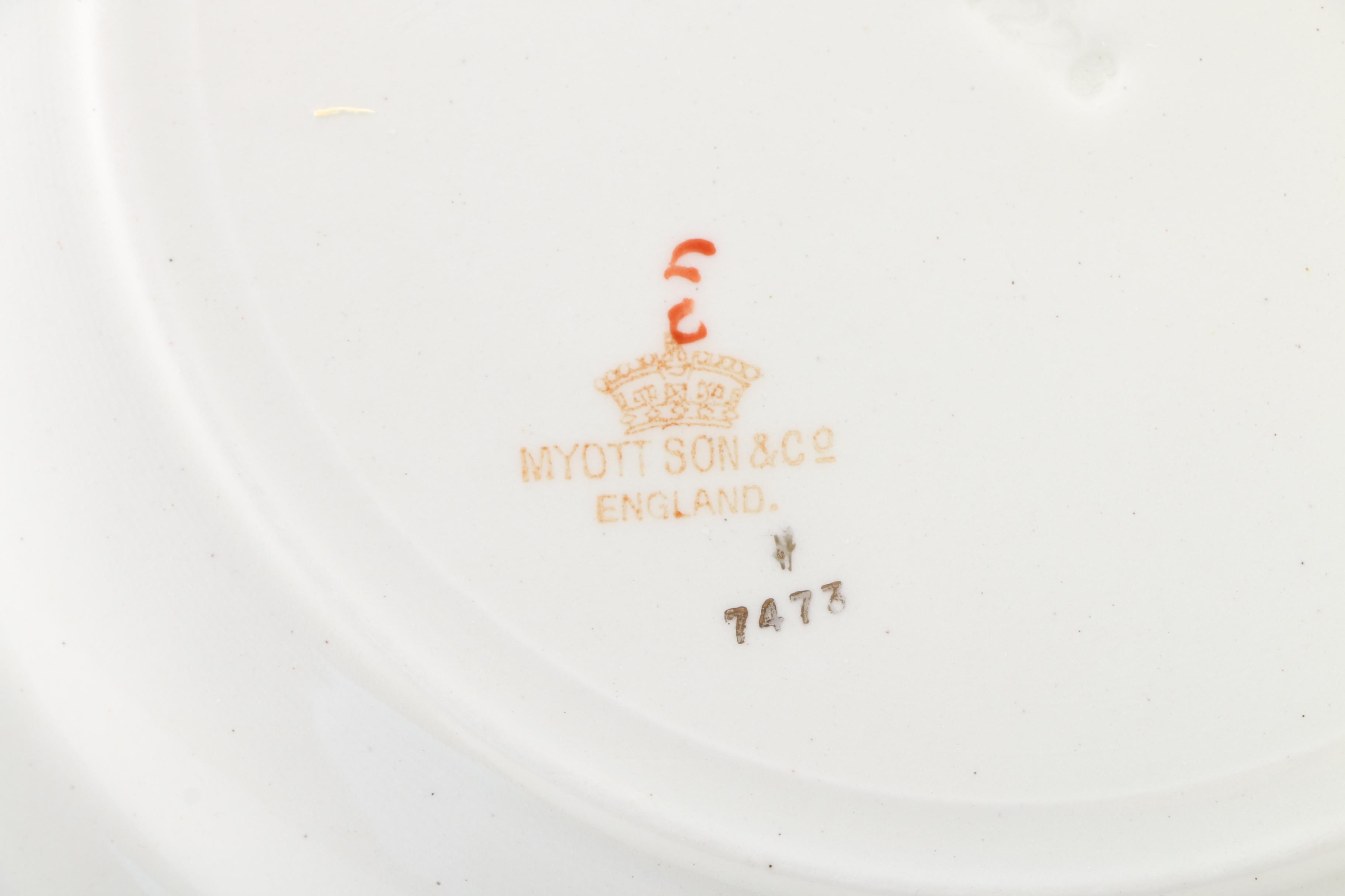 Myott and Sons Luncheon Plates