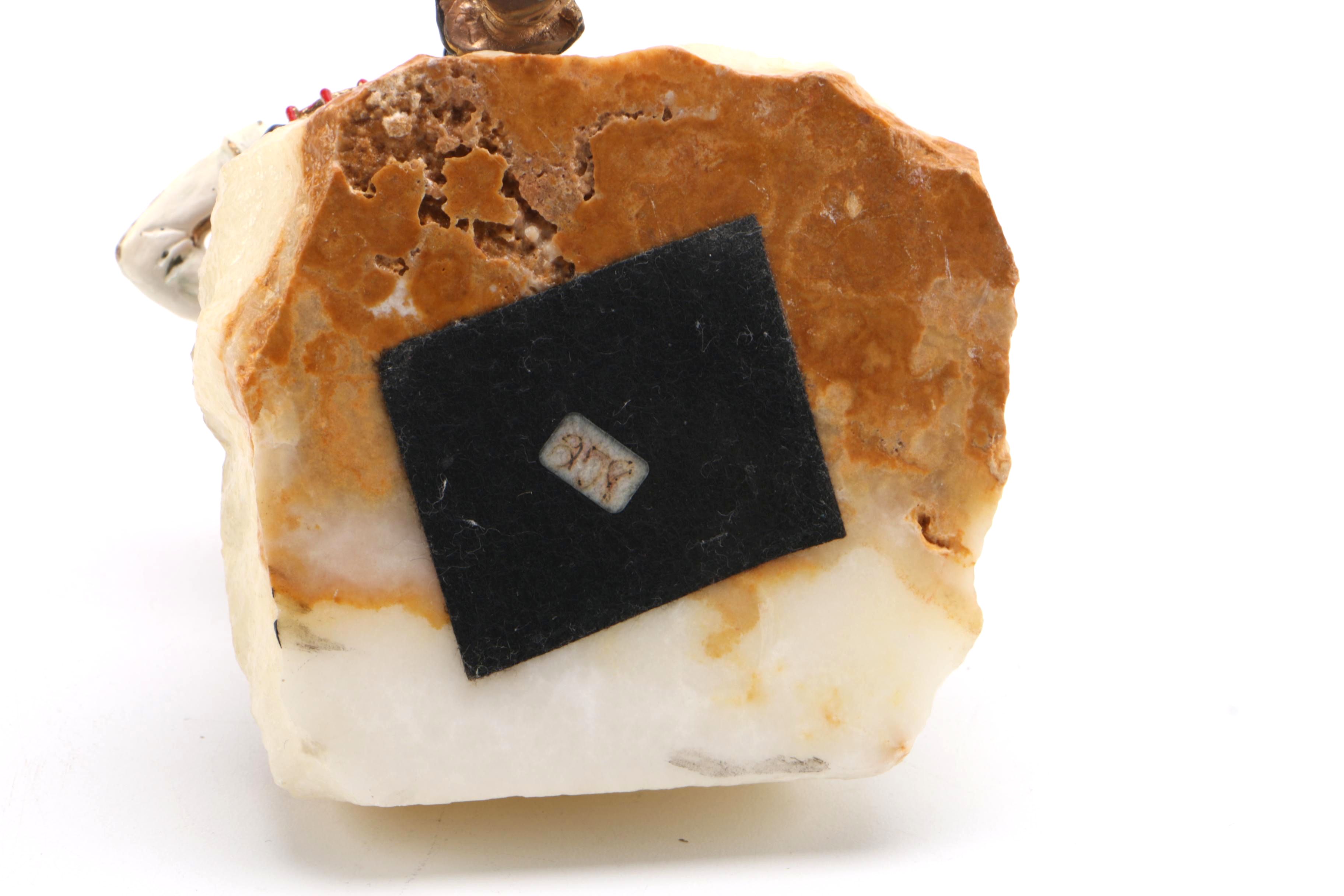 Ron Lee Clown Figurine on a Carved Onyx Base