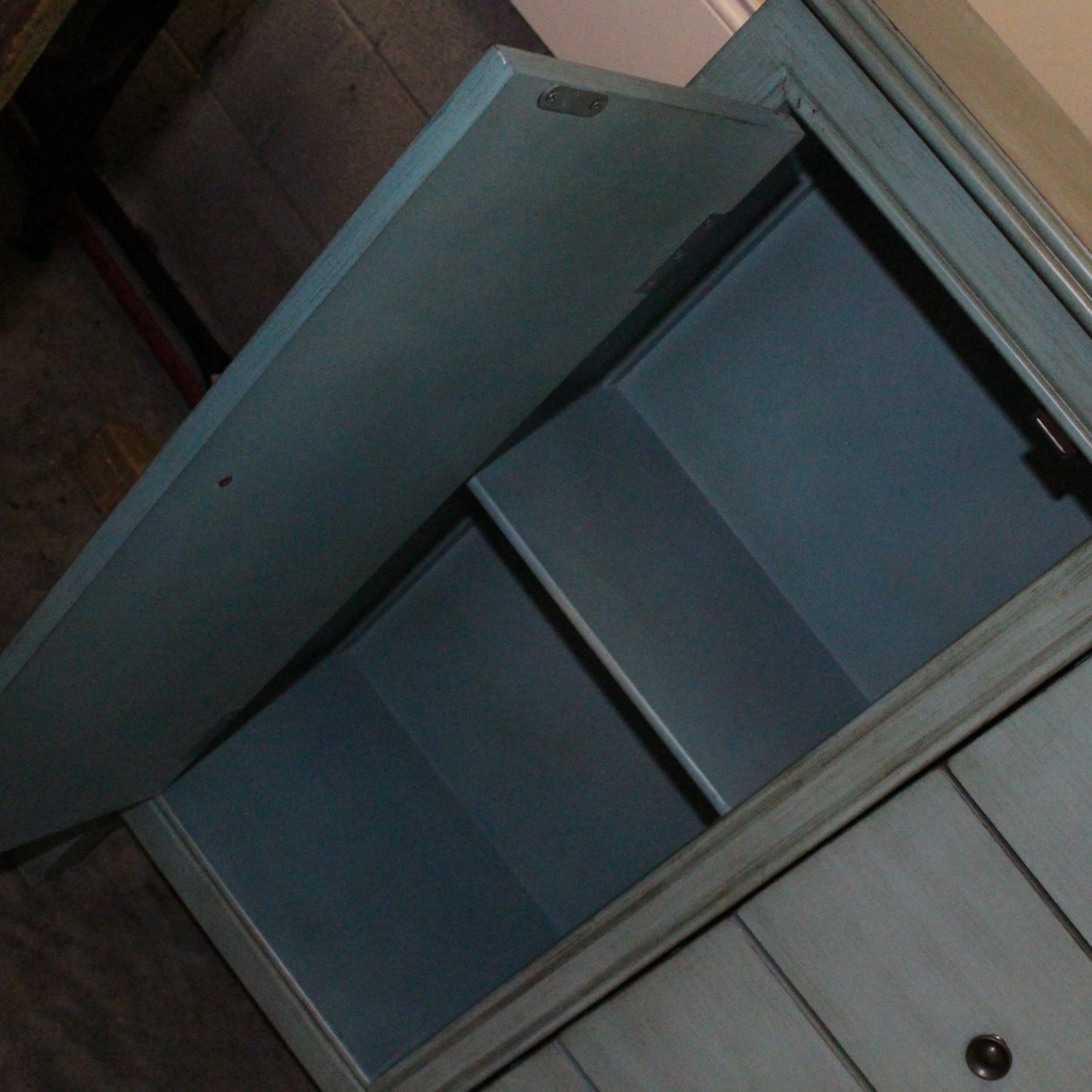 Contemporary Four-Drawer Console Cabinet