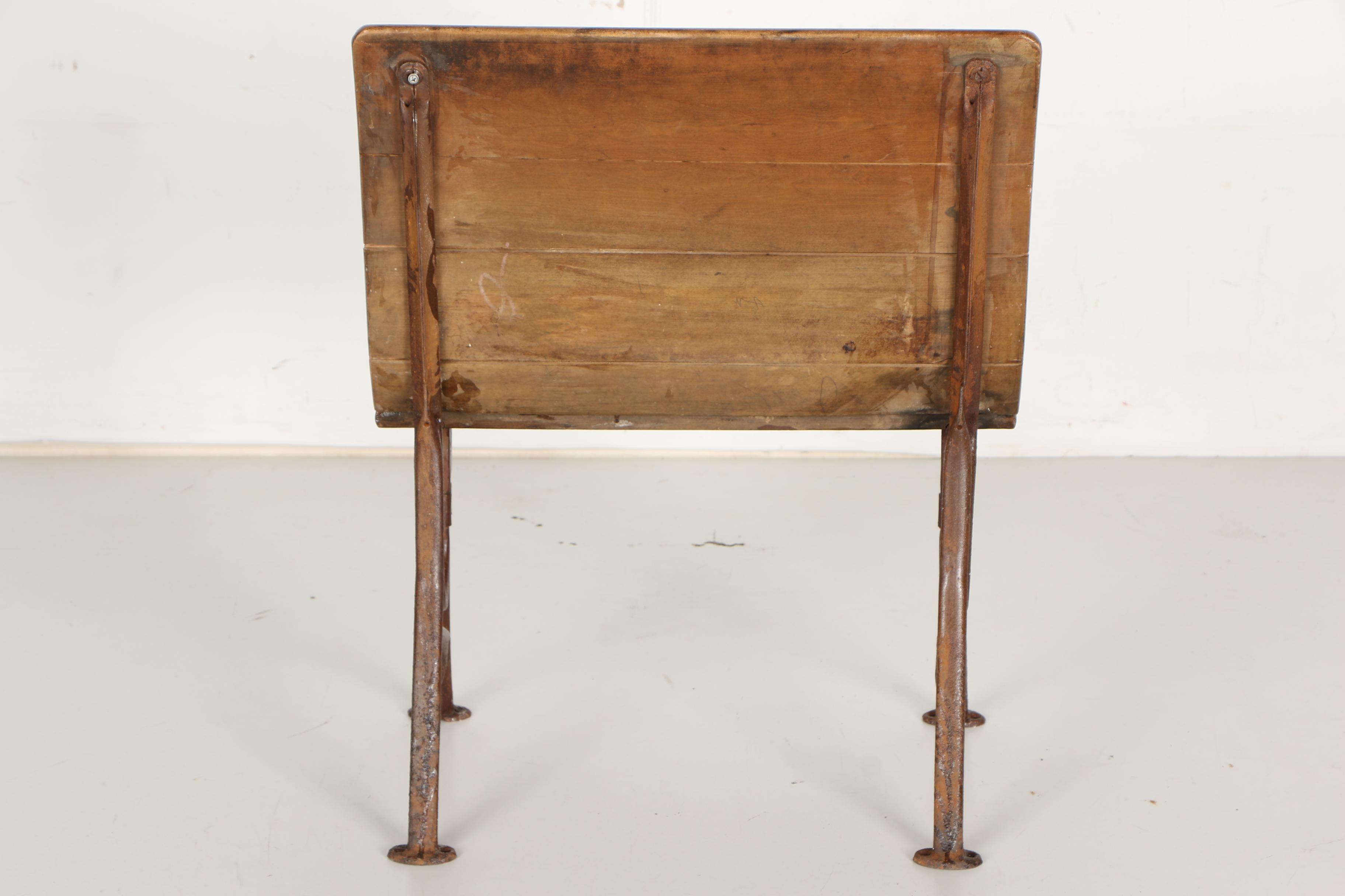 Antique Child's School Desk by American Seating Company and Chair