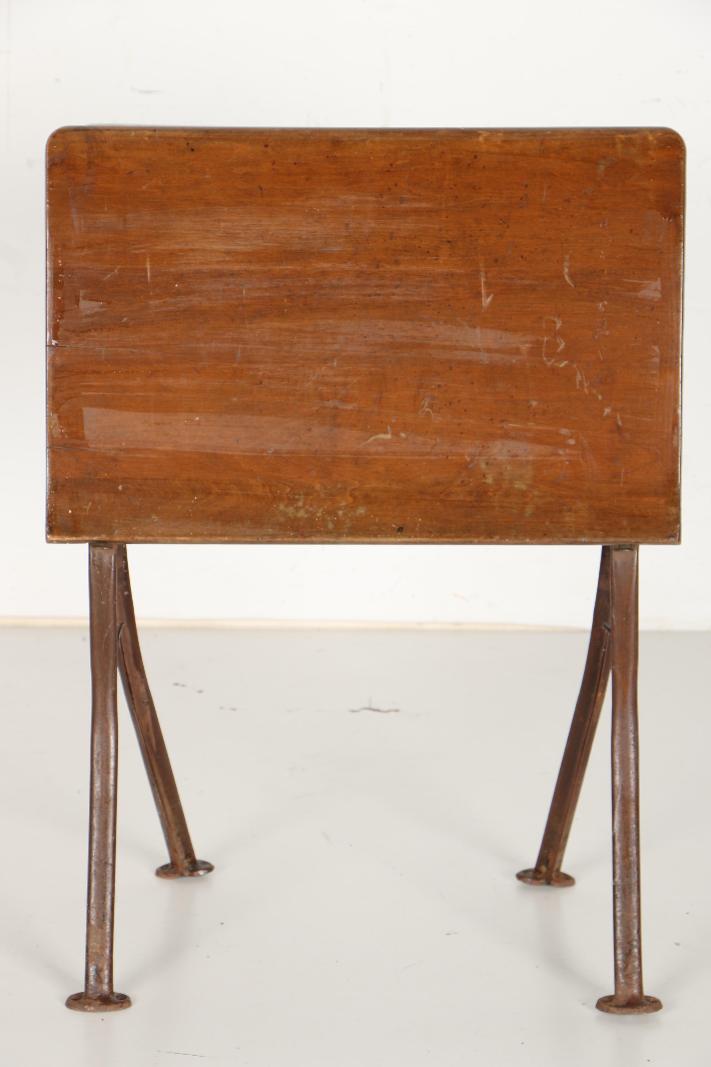 Antique Child's School Desk by American Seating Company and Chair