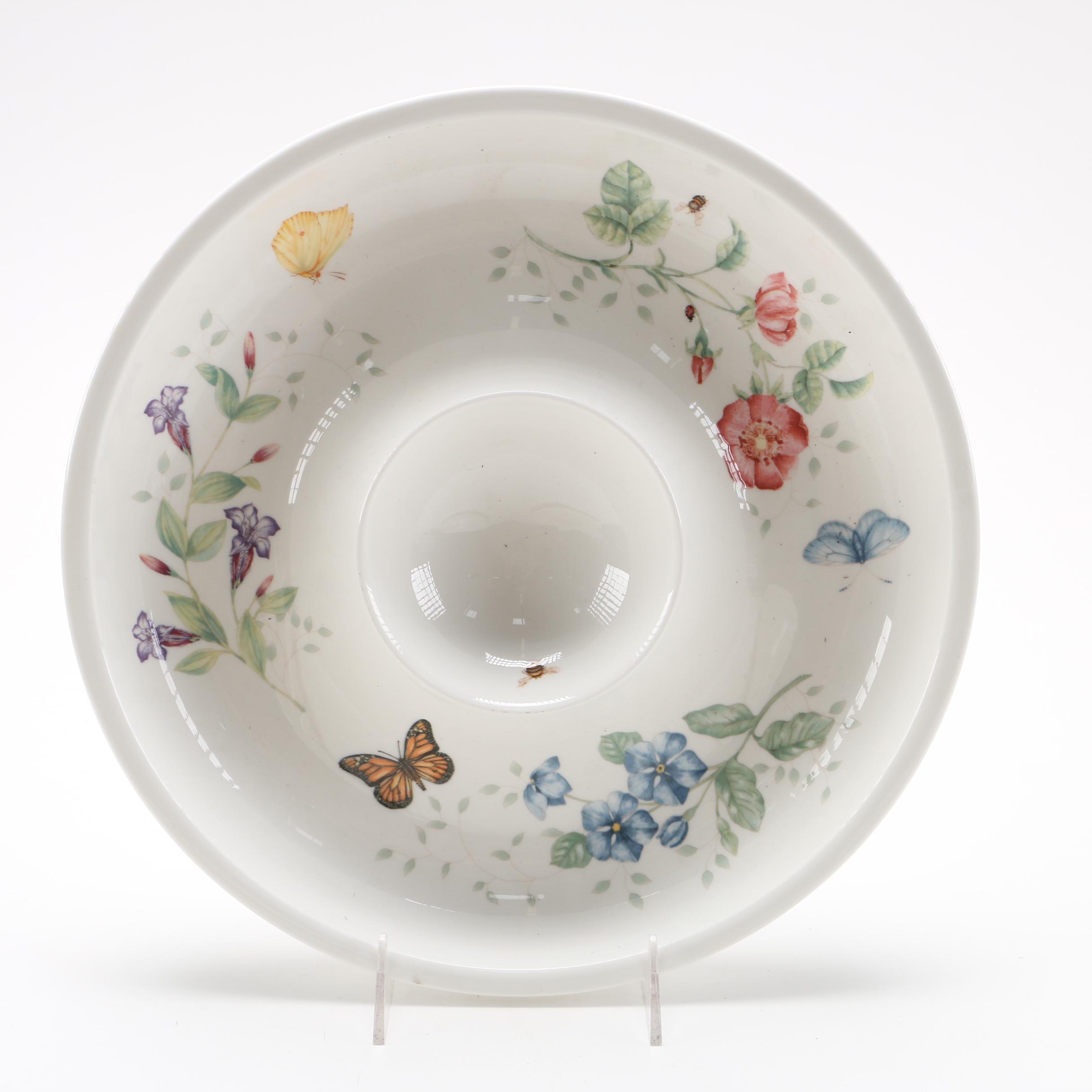 Collection of Serving Platters Including Lenox