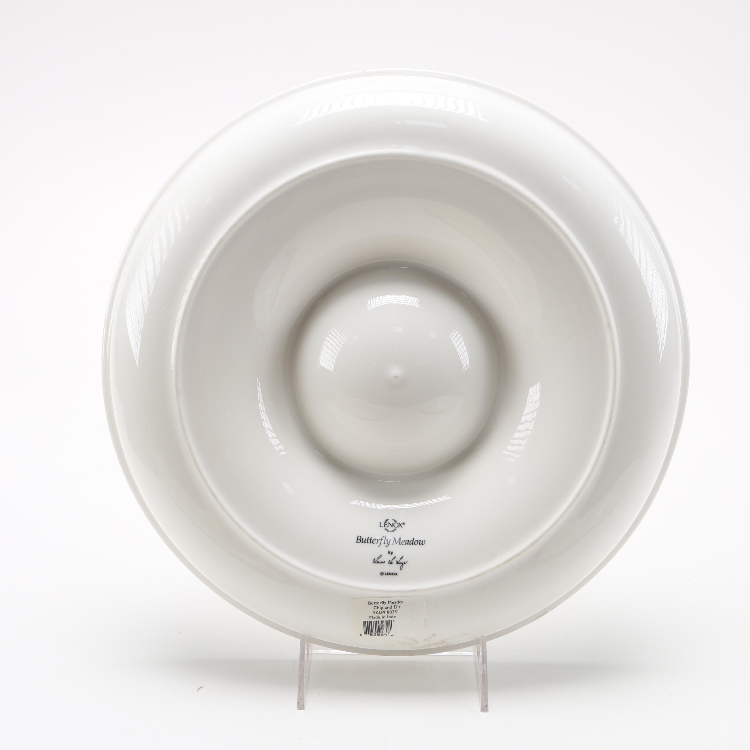 Collection of Serving Platters Including Lenox