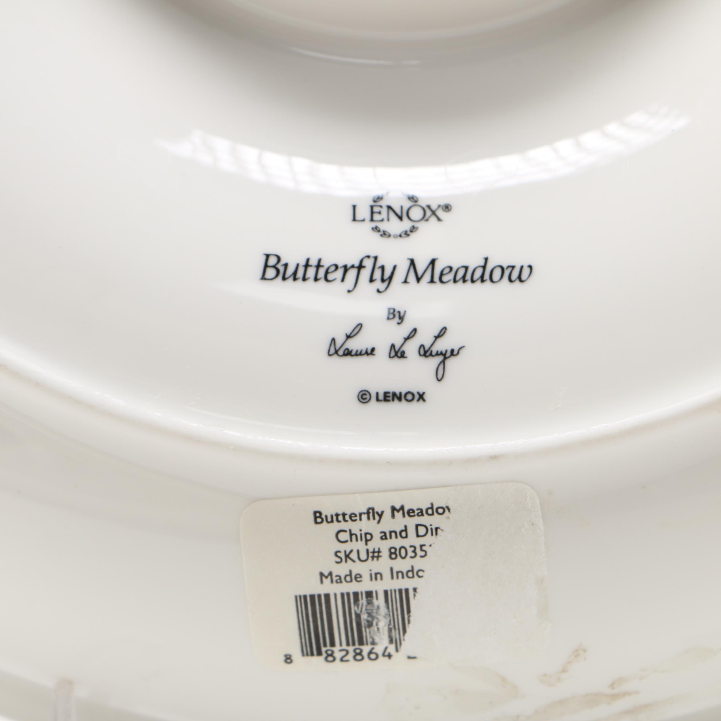 Collection of Serving Platters Including Lenox