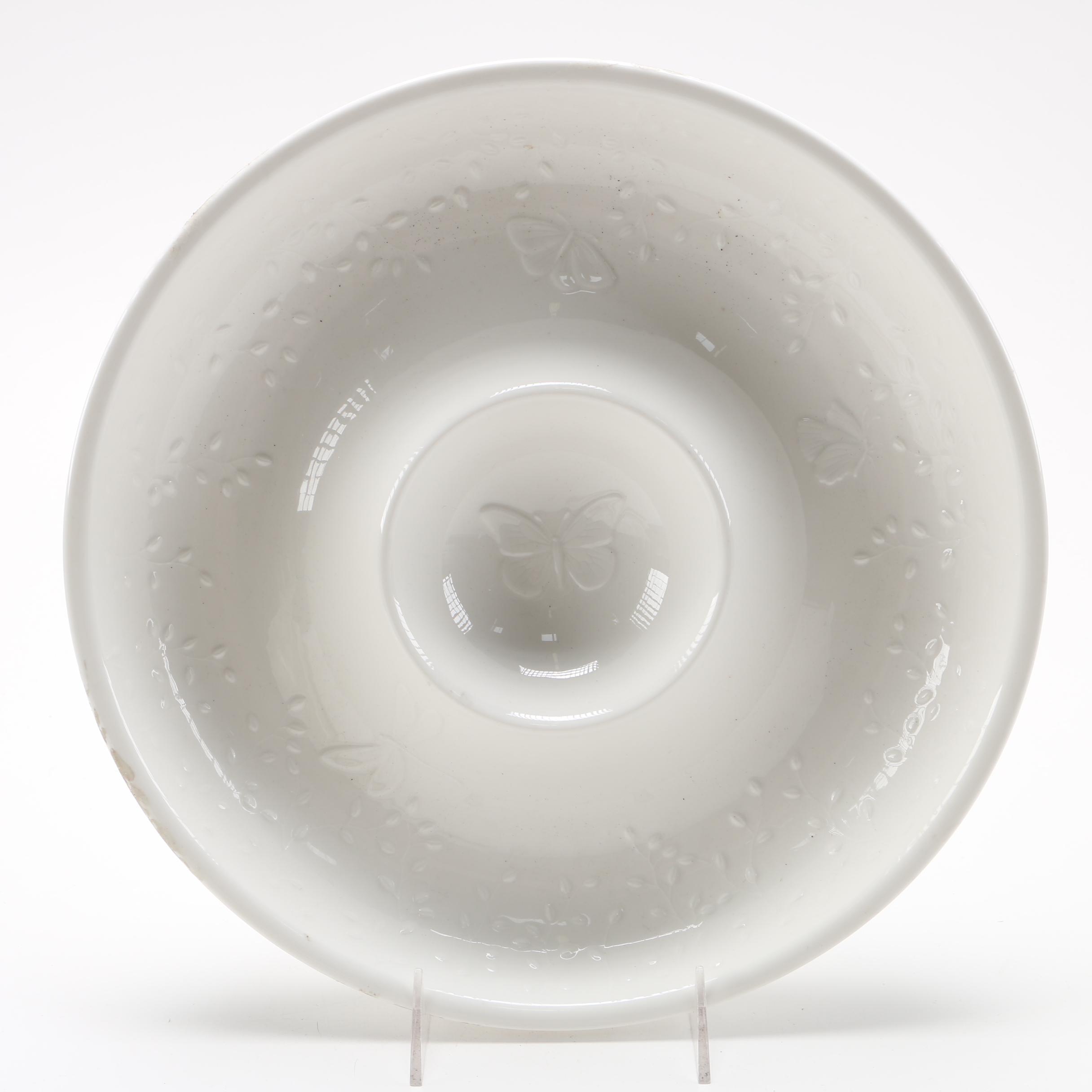 Collection of Serving Platters Including Lenox