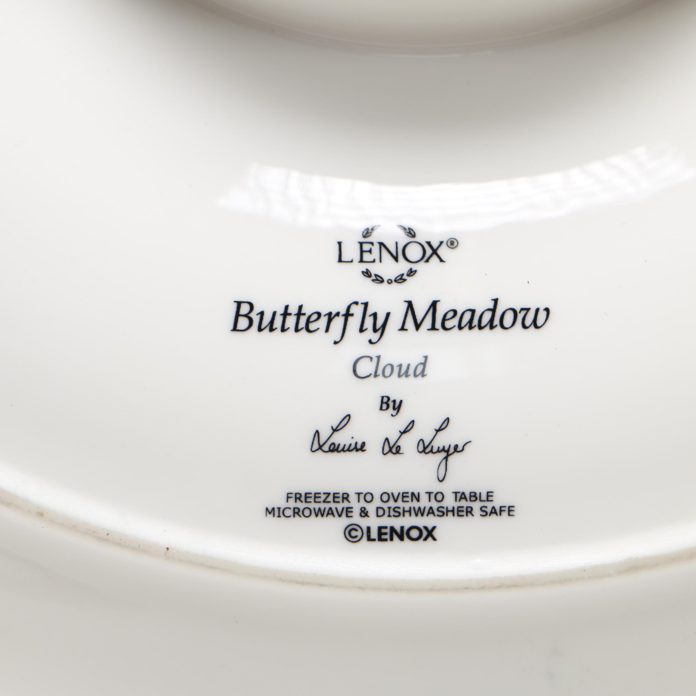 Collection of Serving Platters Including Lenox